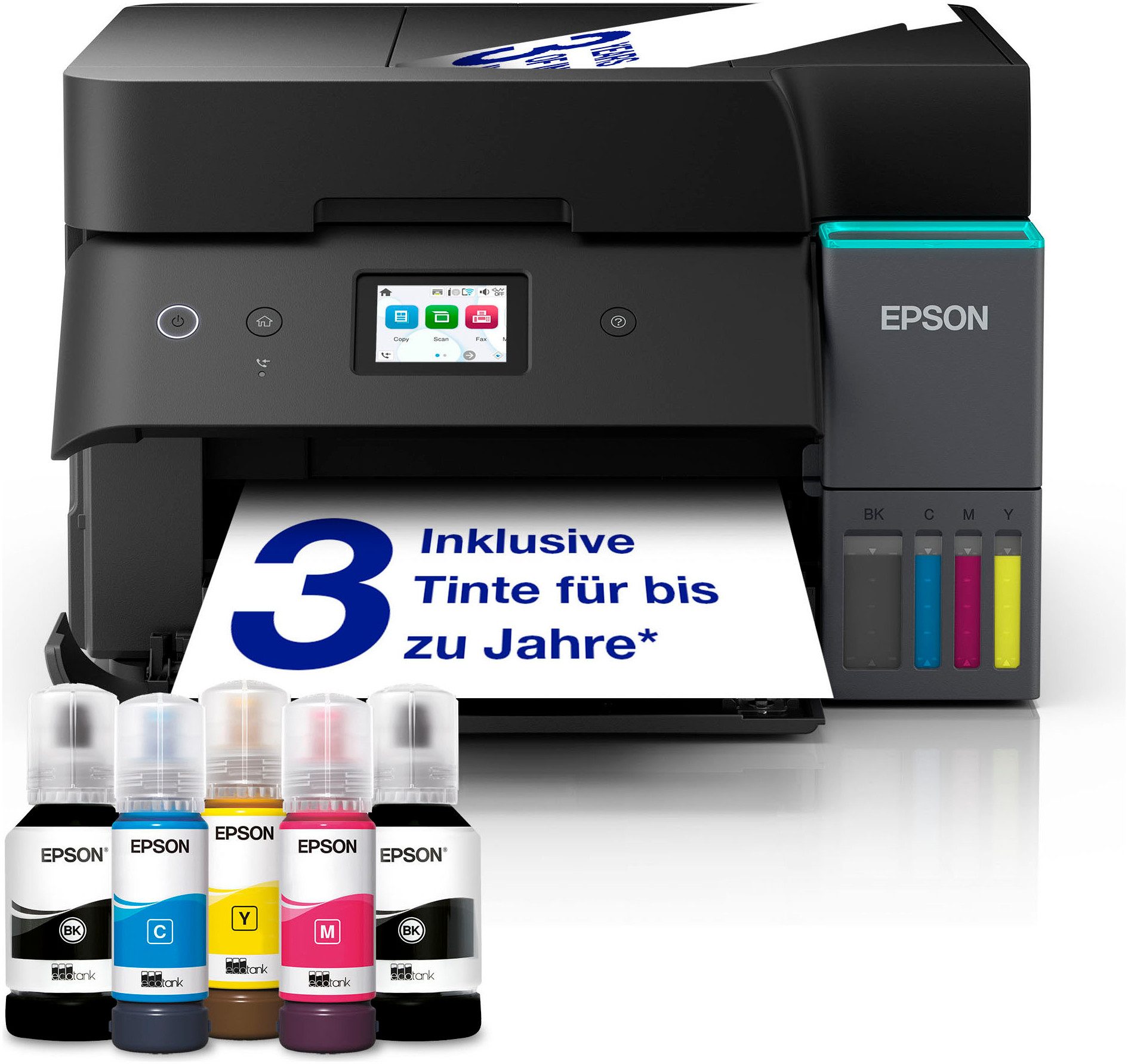 Epson EcoTank ET-4950 Multifunktionsdrucker, (LAN (Ethernet), WLAN (Wi-Fi), Wi-Fi Direct)