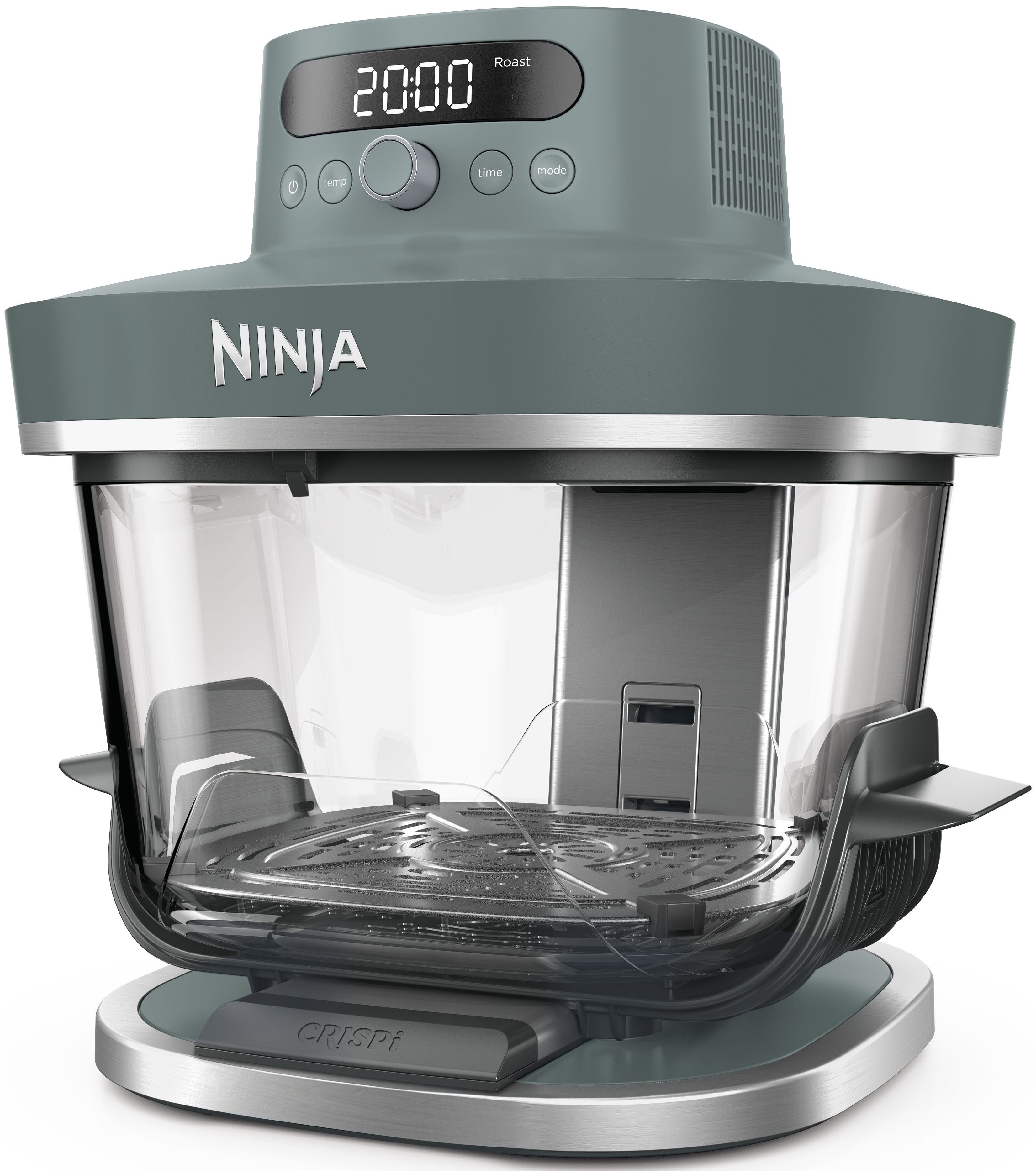 NINJA Heißluftfritteuse AS101EUGY, Extragroßes 5,7 L Fassungsvermögen, PFAS-frei, 2050 W, 7 Kochfunktionen, Vorbereitung, Zubereitung + Aufbewahrung von Speisen