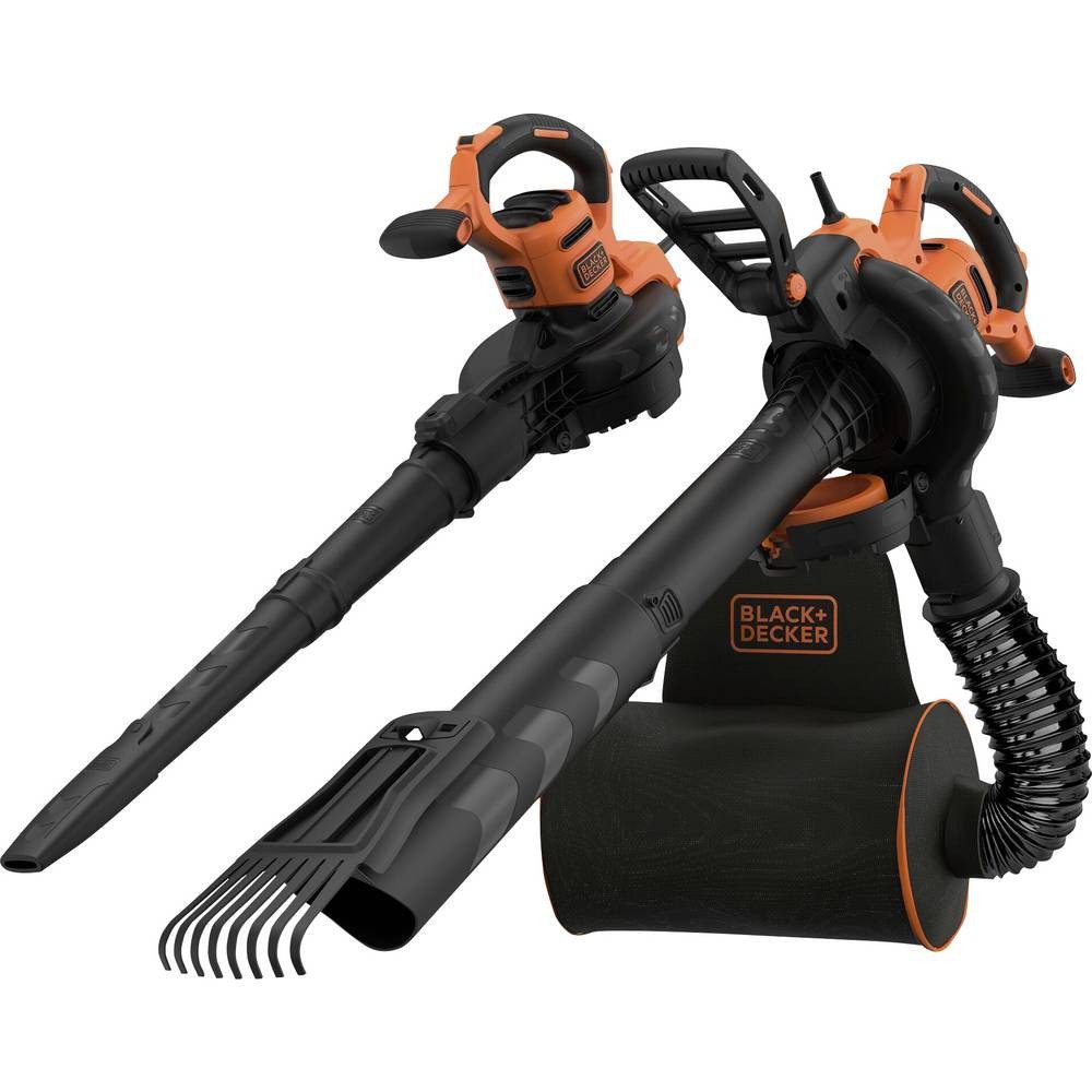 Black + Decker Akku-Laubsauger BEBLV301-QS Elektro Laubsauger, Laubbläser, Laubhäcksler 230 V