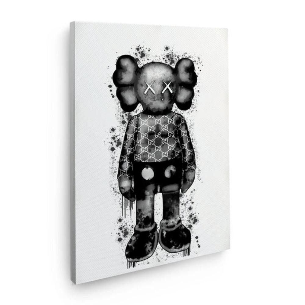 ART100 Leinwandbild Gucci Kaws Pop Art Leinwandbild Kunst mehr