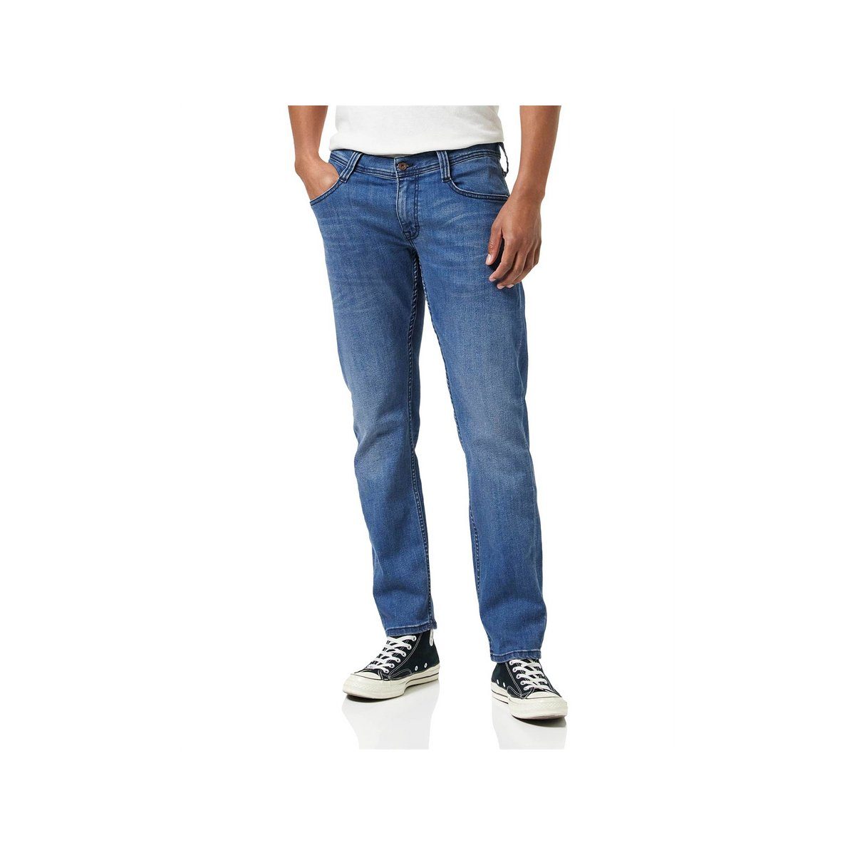 MUSTANG 5-Pocket-Jeans blau (1-tlg)