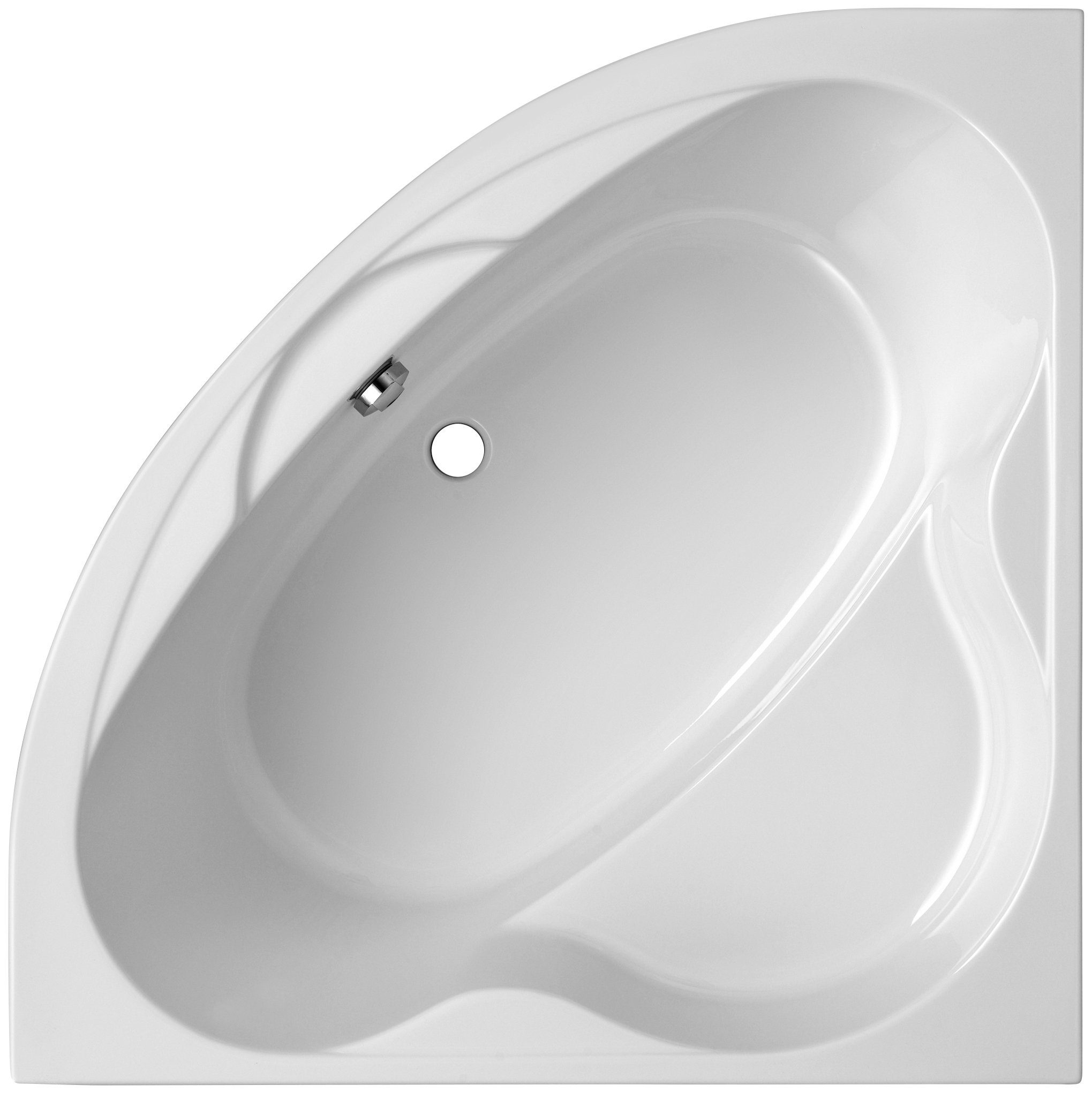 OTTOFOND Badewanne Set Eckwanne, (3-tlg), 1400 mm/420 mm, Eckwanne