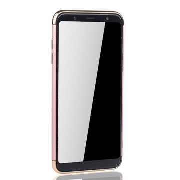 König Design Handyhülle Samsung Galaxy A6 Plus (2018), Samsung Galaxy A6 Plus (2018) Handyhülle Backcover Rosa