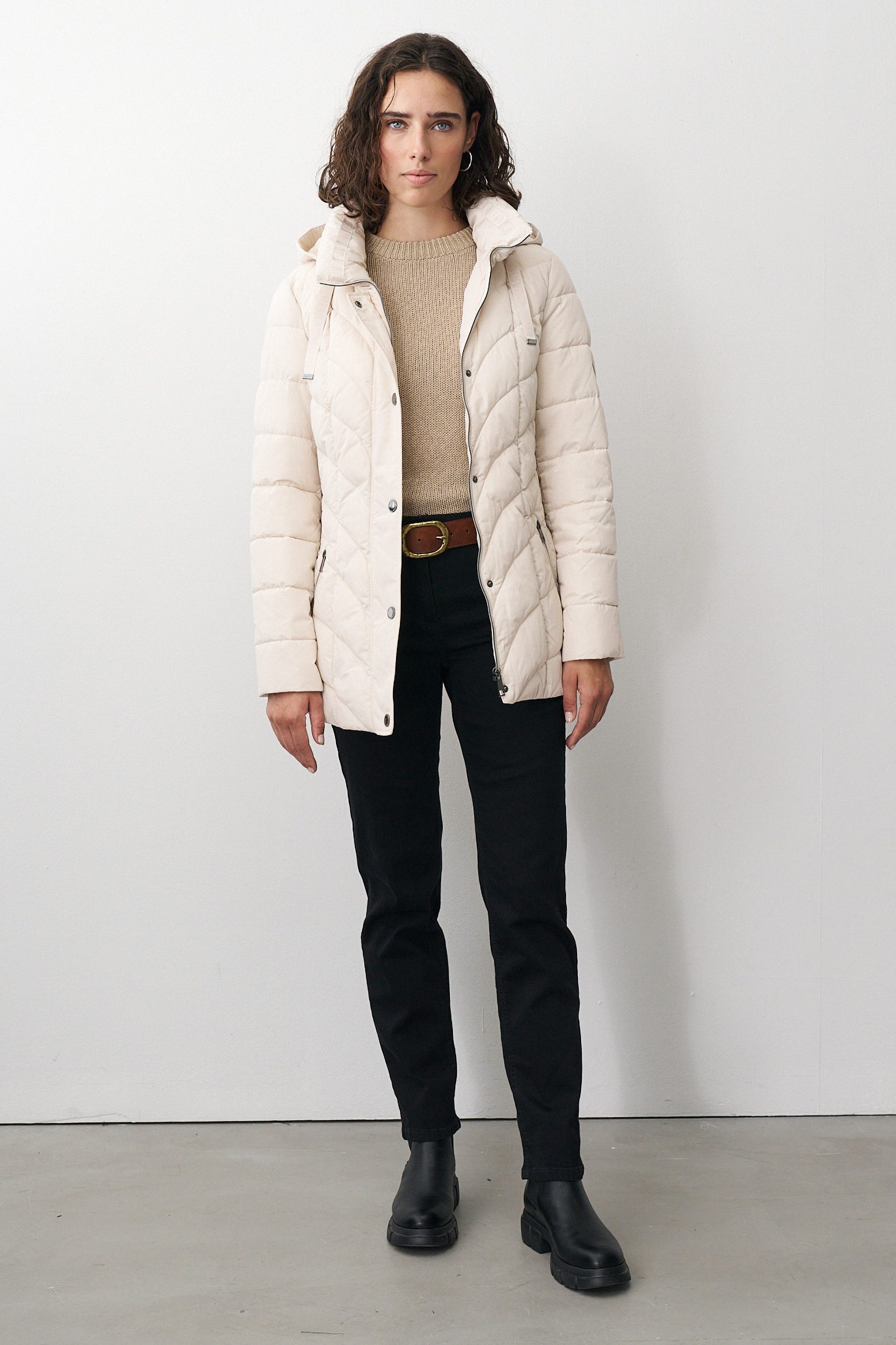 Barbara Lebek Steppjacke wattierte Damenjacke, Herbstjacke oder Langjacke – Bild 3 von 5