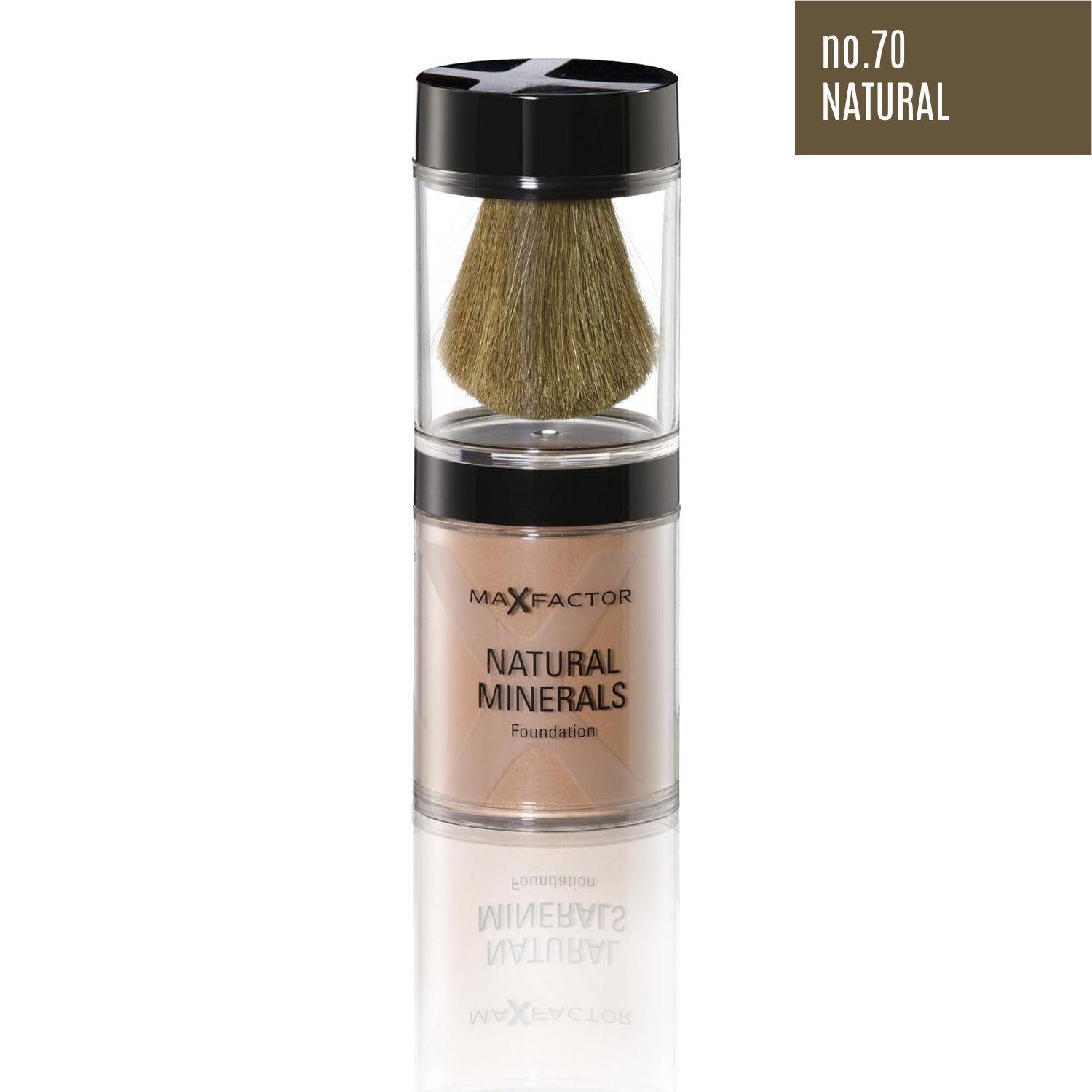 MAX FACTOR Foundation Natural Minerals Puder Make Up Foundation 10g Natural No. 70