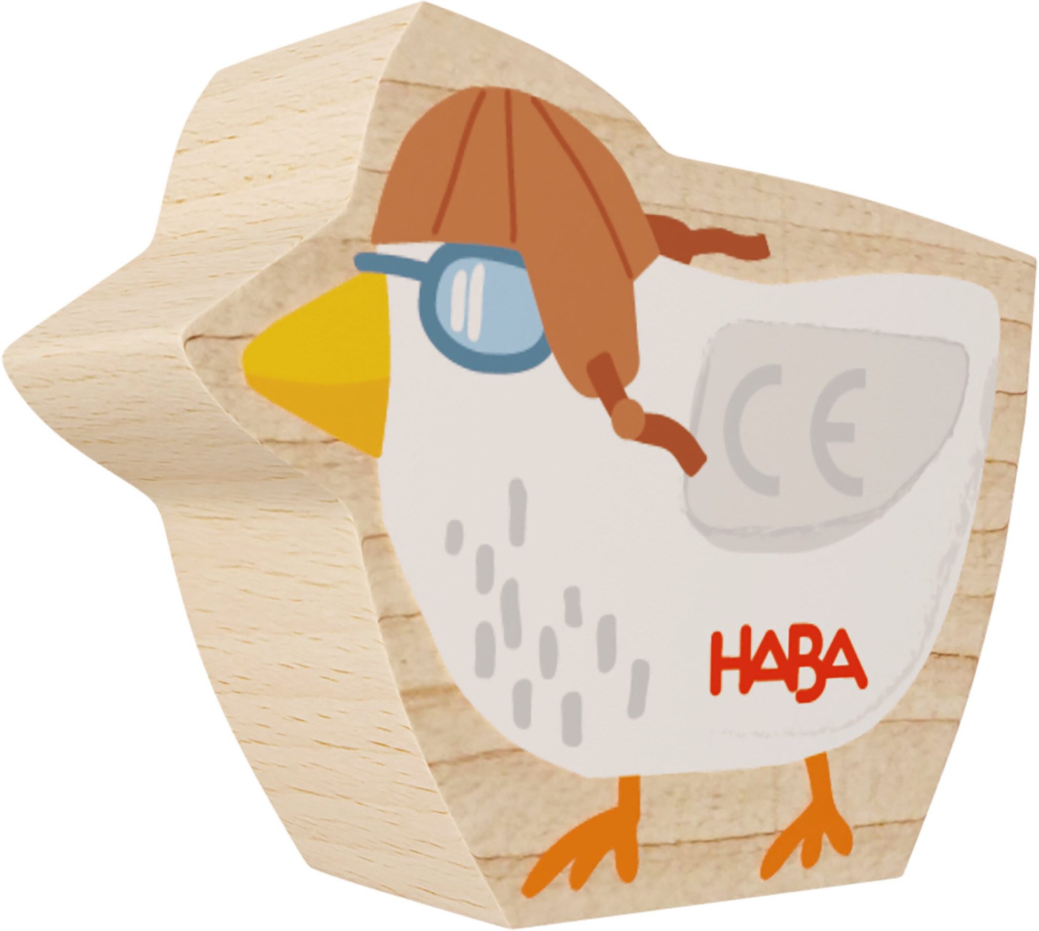 Haba Bau- und Entdeckersteine My 1st Block World Huhn Gisela 2013971001 Spielbausteine