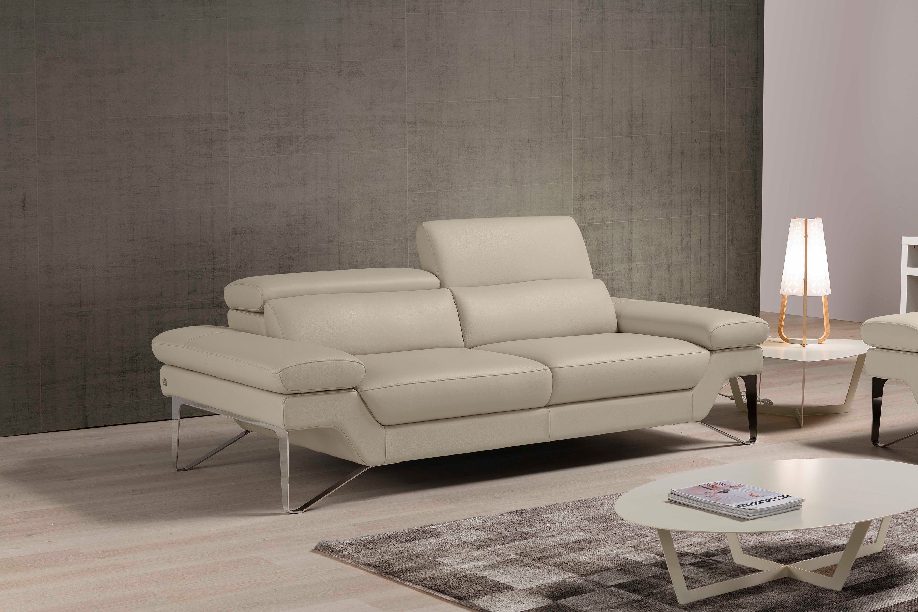 Egoitaliano 2,5-Sitzer Princess, Designsofa und super bequem, tolle Detailverarbeitung, inkl. verstellbarer Kopfteile