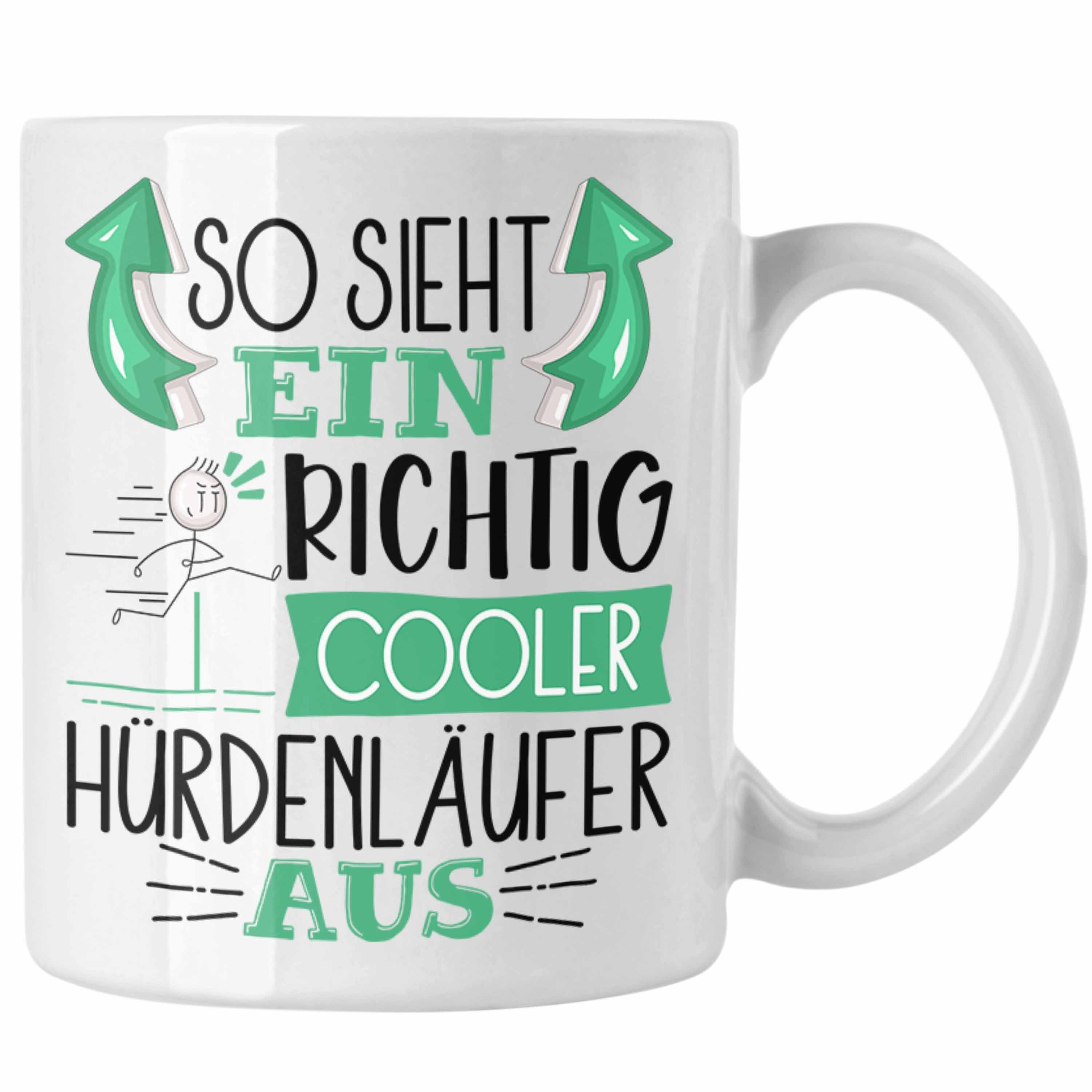 Trendation Tasse So Sieht Ein Richtig Cooler Hürdenläufer Aus Geschenk Tasse Lustiger Weiss