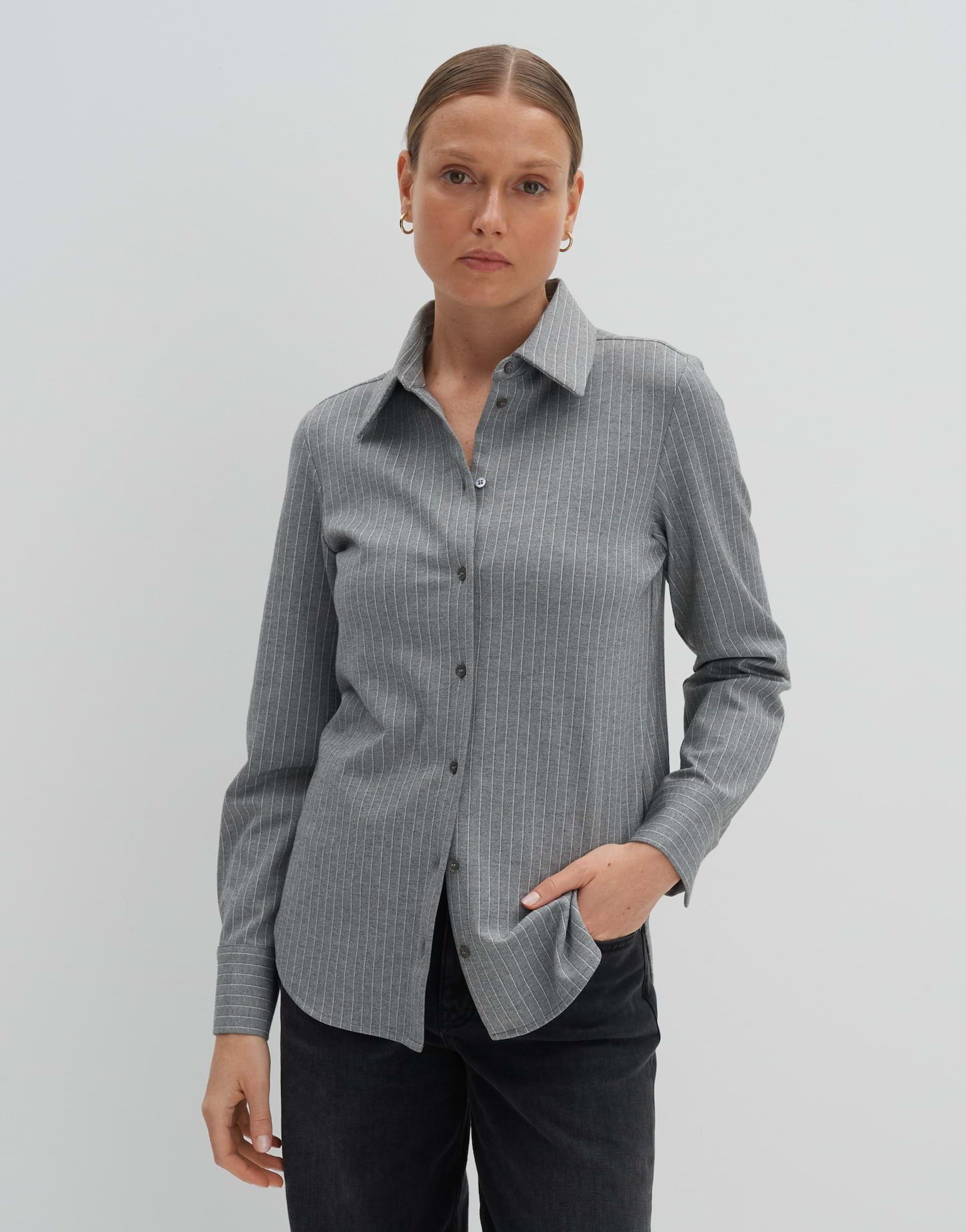 someday Langarmbluse Nadelstreifen Bluse ZMARTA Slim günstig online kaufen