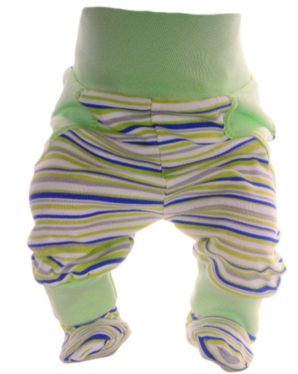 Schlupfhose Baby Hose Erstlingshose gestreift Babyhose für Neugeborene