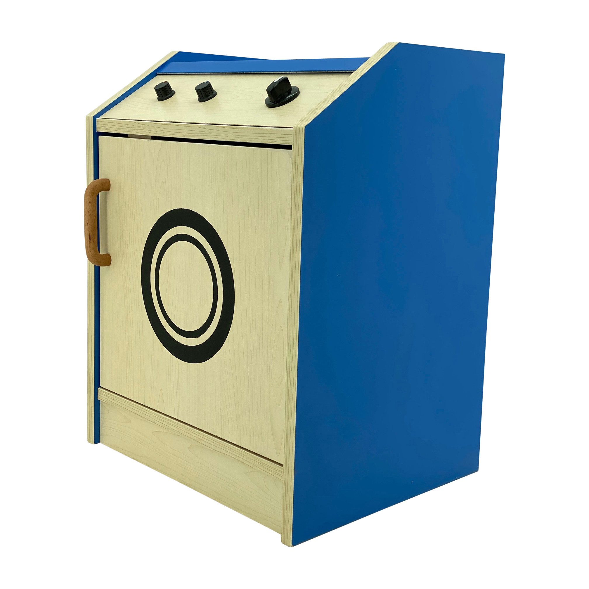 Sweety-Toys Kinder-Waschmaschine Sweety Toys 12329 Kinder Waschmaschine aus Holz – Blau – Spielzeug