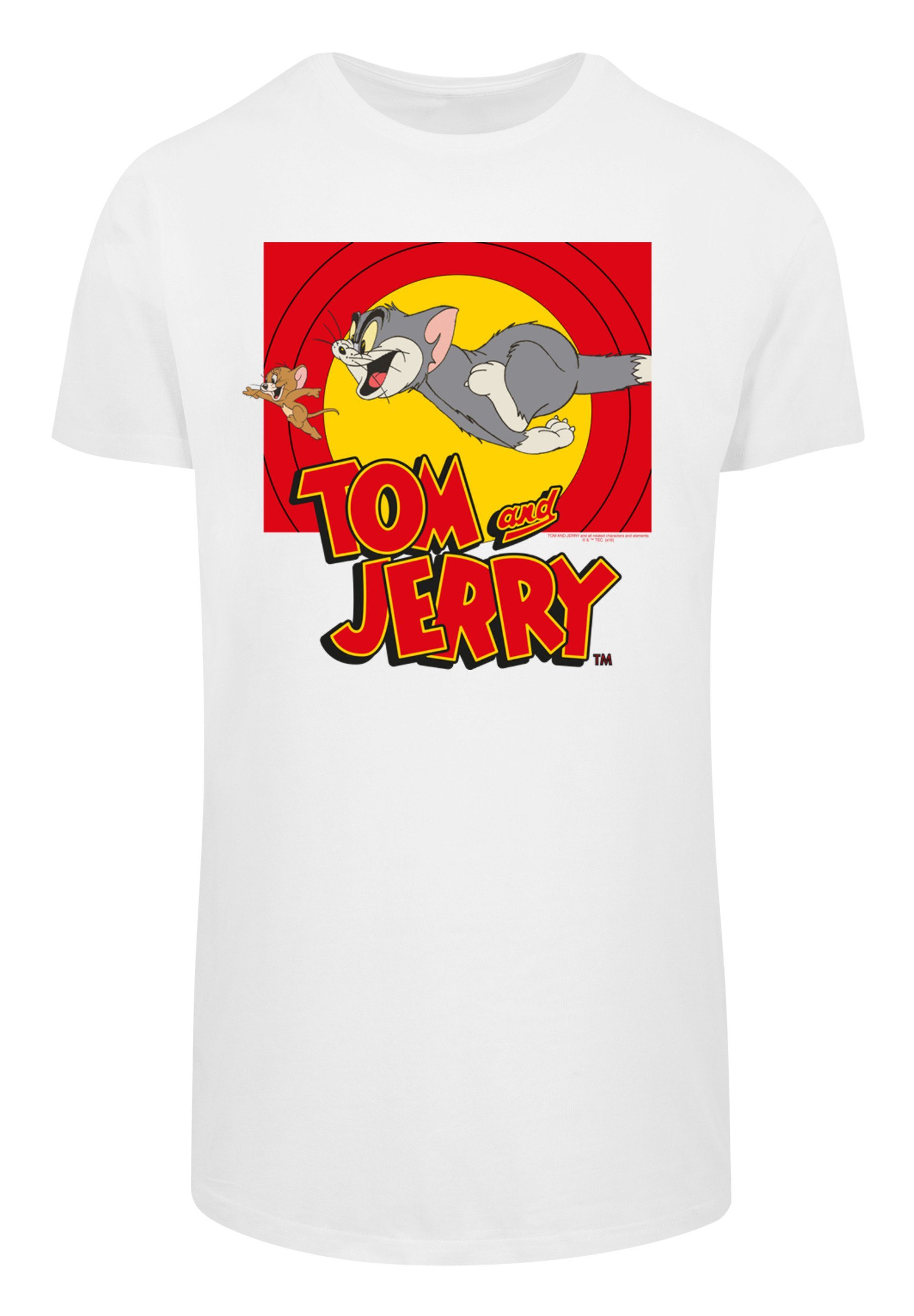 F4NT4STIC T-Shirt Tom and Jerry Scene TV weiß Chase Print Serie