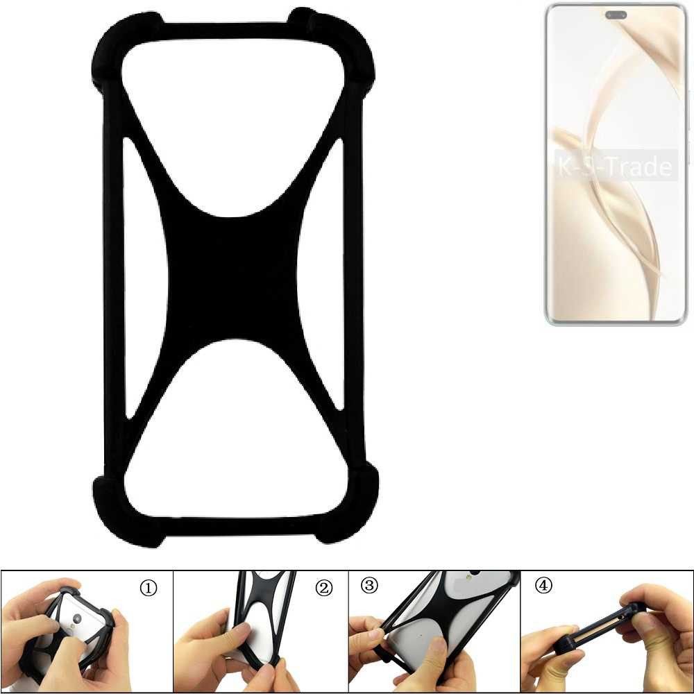 K-S-Trade Handyhülle für Honor 200 Pro, Handy-Hülle Schutz-Hülle Silikon Bumper TPU Softcase Smartphone