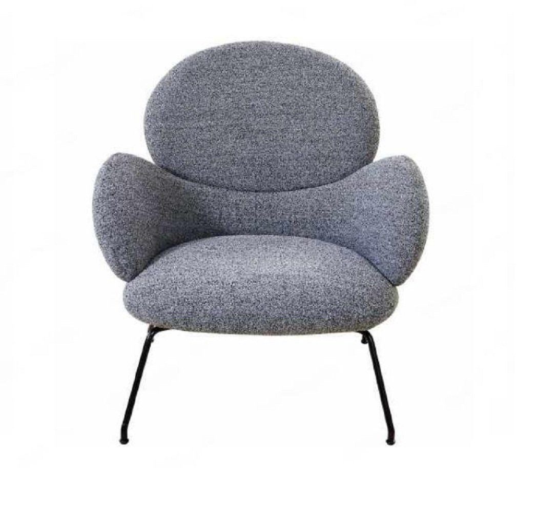 JVmoebel Sessel Sessel-Stuhl Polsterstuhl Samt Loungesessel Wohnzimmer Esszimmmer (1-St., 1x Sessel), Made in Europa | Einzelsessel