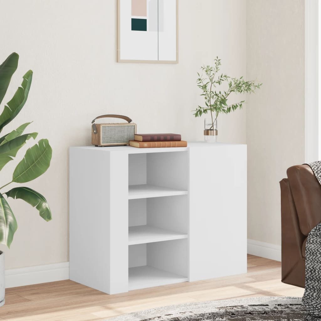 vidaXL Regal Wandregal Weiß 75x35x60 cm günstig online kaufen