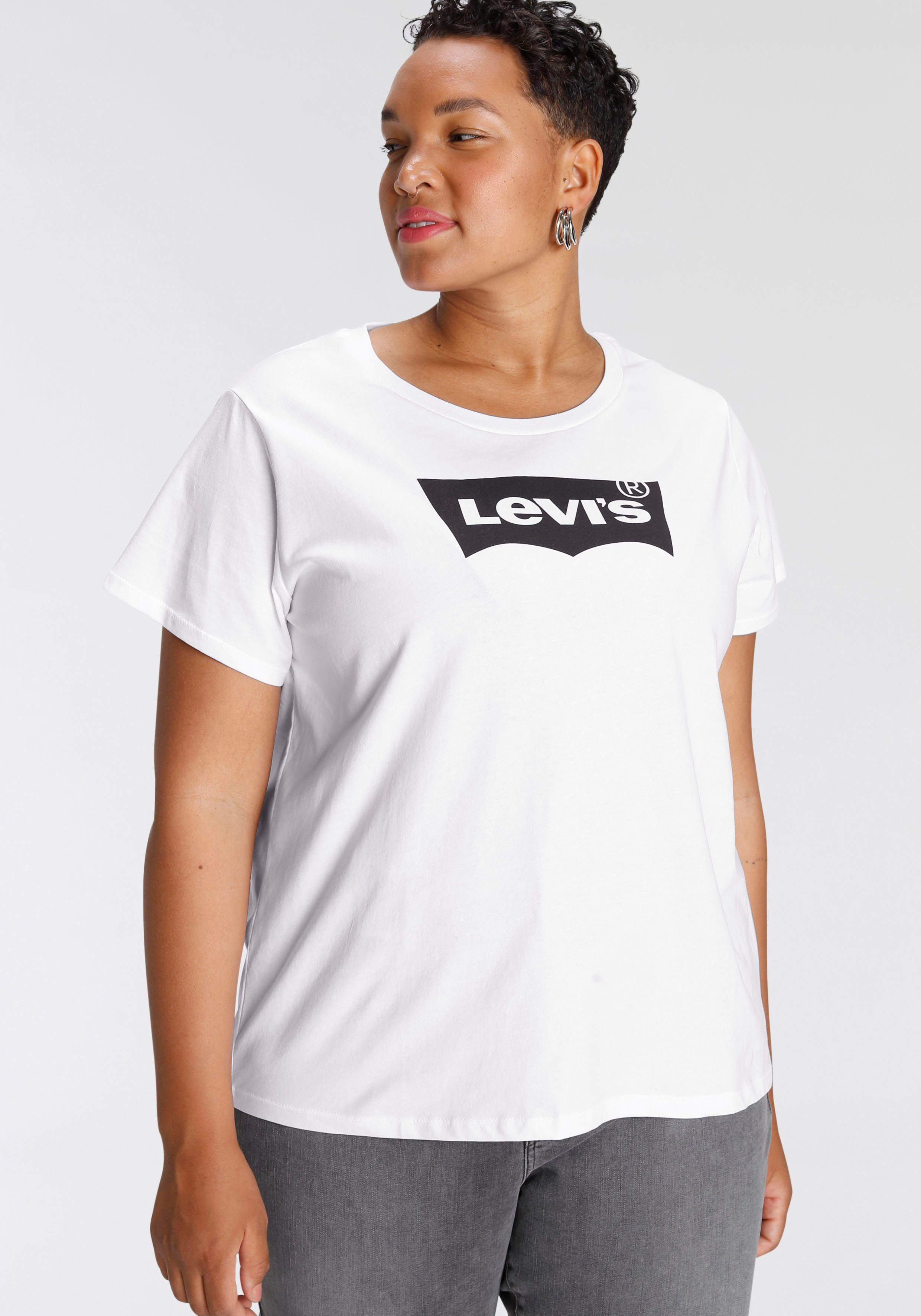 Levi's® Plus T-Shirt »Perfect Tee« mit Batwing-Logo
