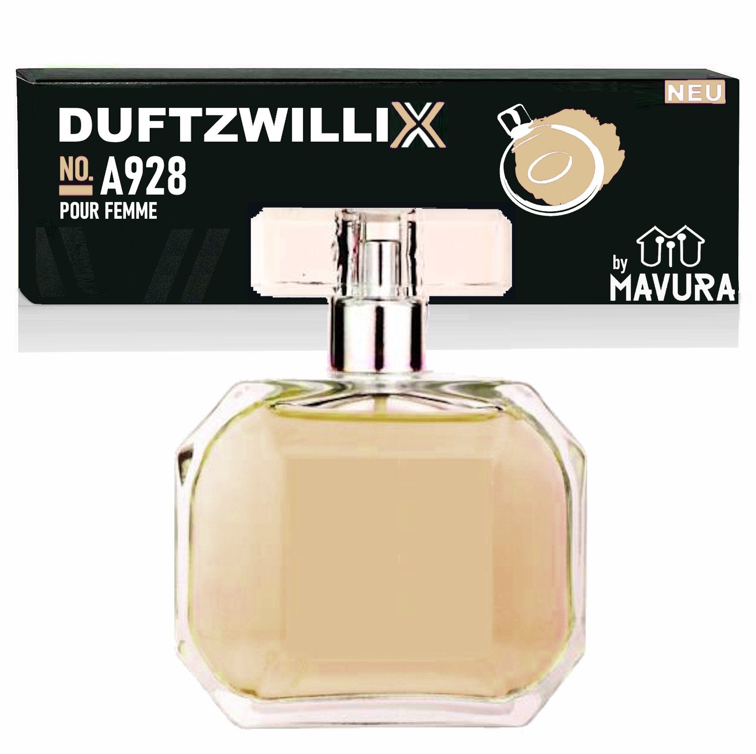 MAVURA Eau de Parfum DUFTZWILLIX No. A928 - Damen Parfüm - blumig & holziger Duft, - 100ml - Duftzwilling / Dupe Sale