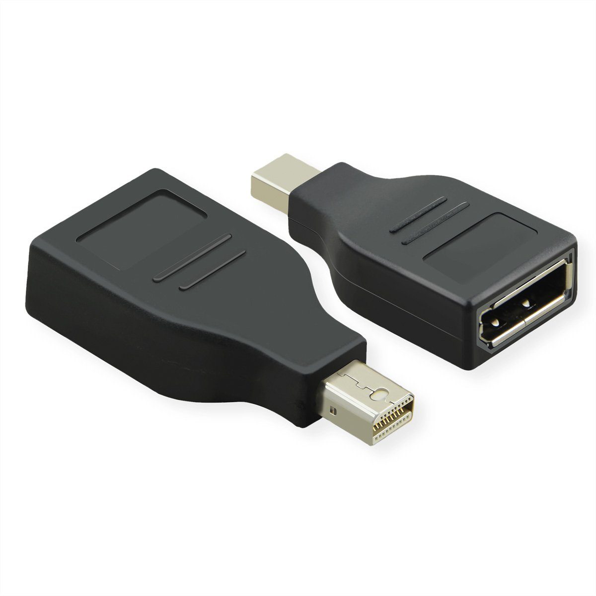 VALUE DisplayPort Adapter, Mini DP ST - DP BU Audio- & Video-Adapter Mini DisplayPort Männlich (Stecker) zu DisplayPort Weiblich (Buchse)
