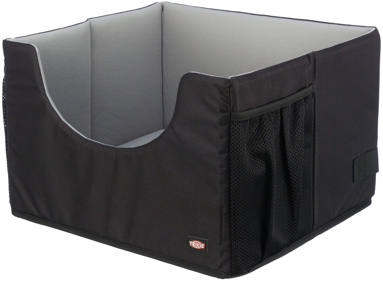 TRIXIE Hunde-Autositz Autositz faltbar - schwarz/grau - 45 × 28 × 40 cm
