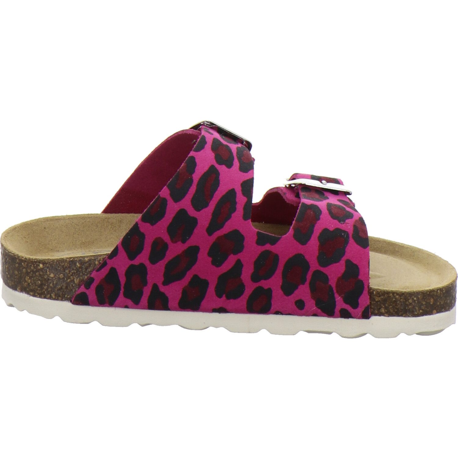 AFS-Schuhe 110027 Zweischnaller Pantolette für Mädchen mit modischer Schnalle, Sandale aus Leder