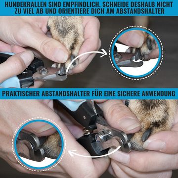 Pätsworld Krallenschneider Profi Krallenschere für Hunde & Katzen - Tiersalon Qualität