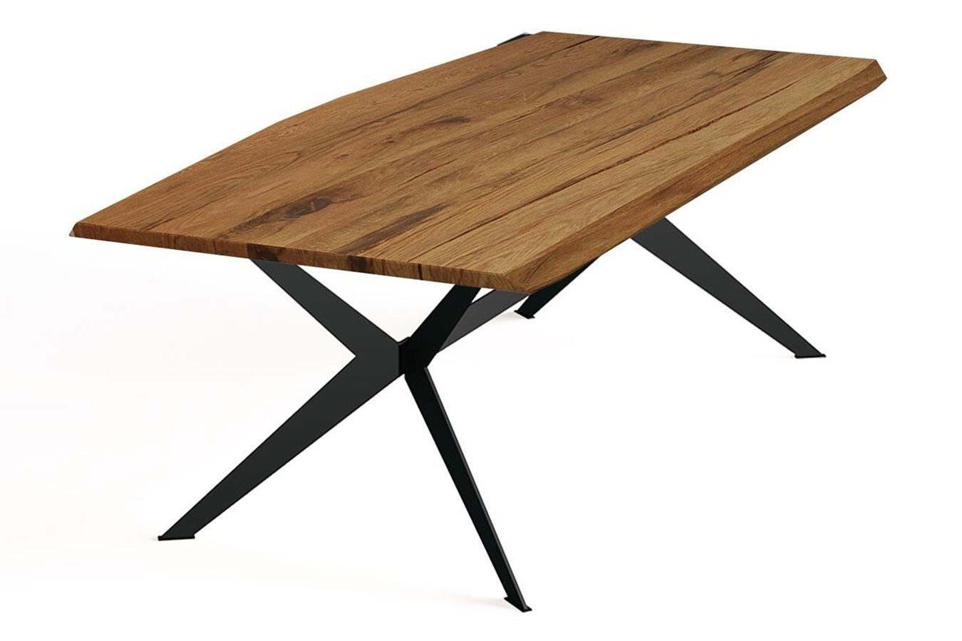 Tischhelden Küchentisch Esstisch Fancy Eiche extreme Kante 180 cm