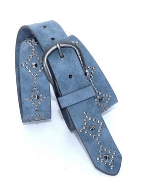 Fritzi aus Preußen Synthetikgürtel Fritzi-Belt-Melburne-Sky 3,3 cm Dorn