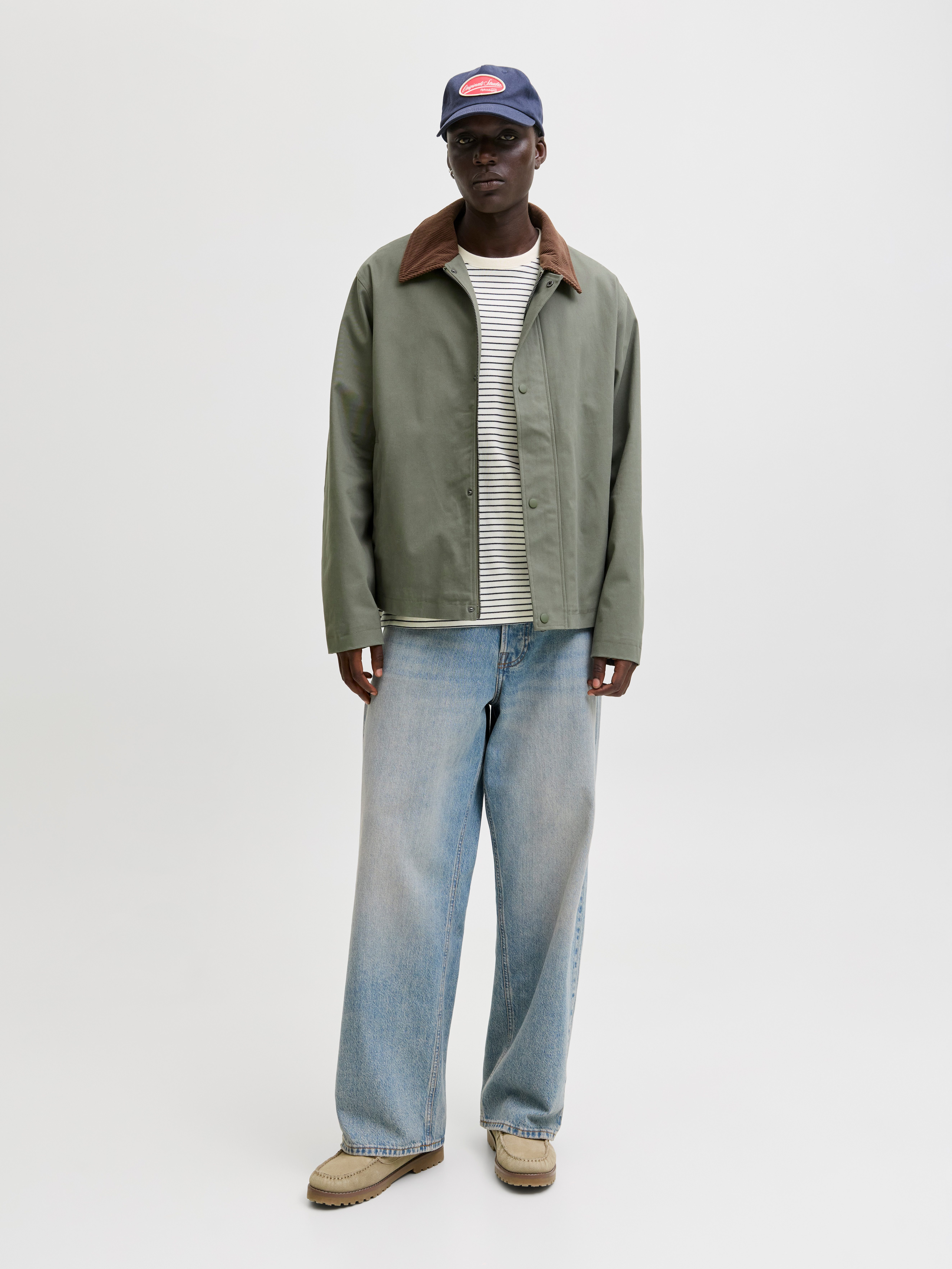 Jack & Jones Rundhalsshirt JJEDOVER STRIPED TEE SS CREW NECK SN mit Streifendesign – Bild 5 von 5