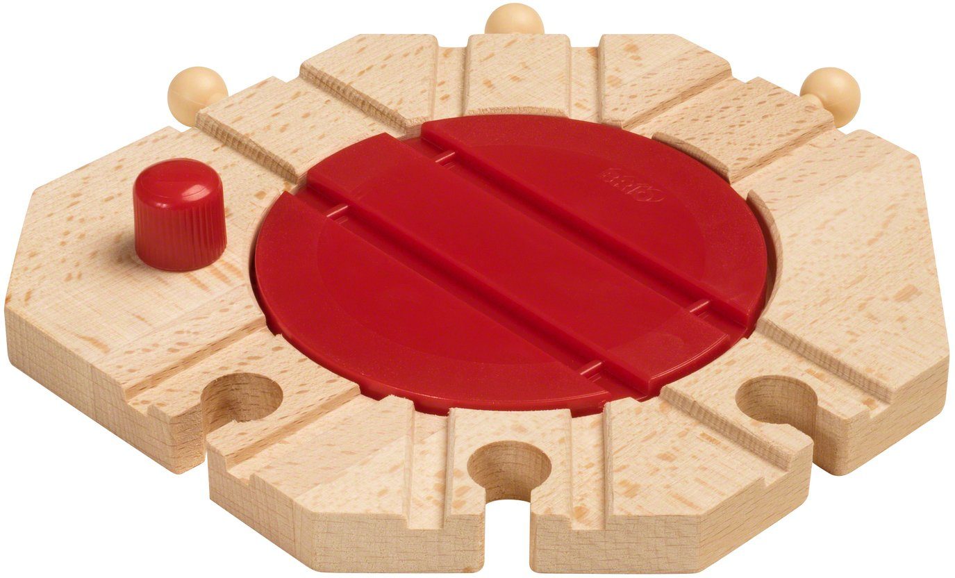 BRIO® Spielzeugeisenbahn-Kreuzung BRIO® WORLD, Mechanische Drehscheibe