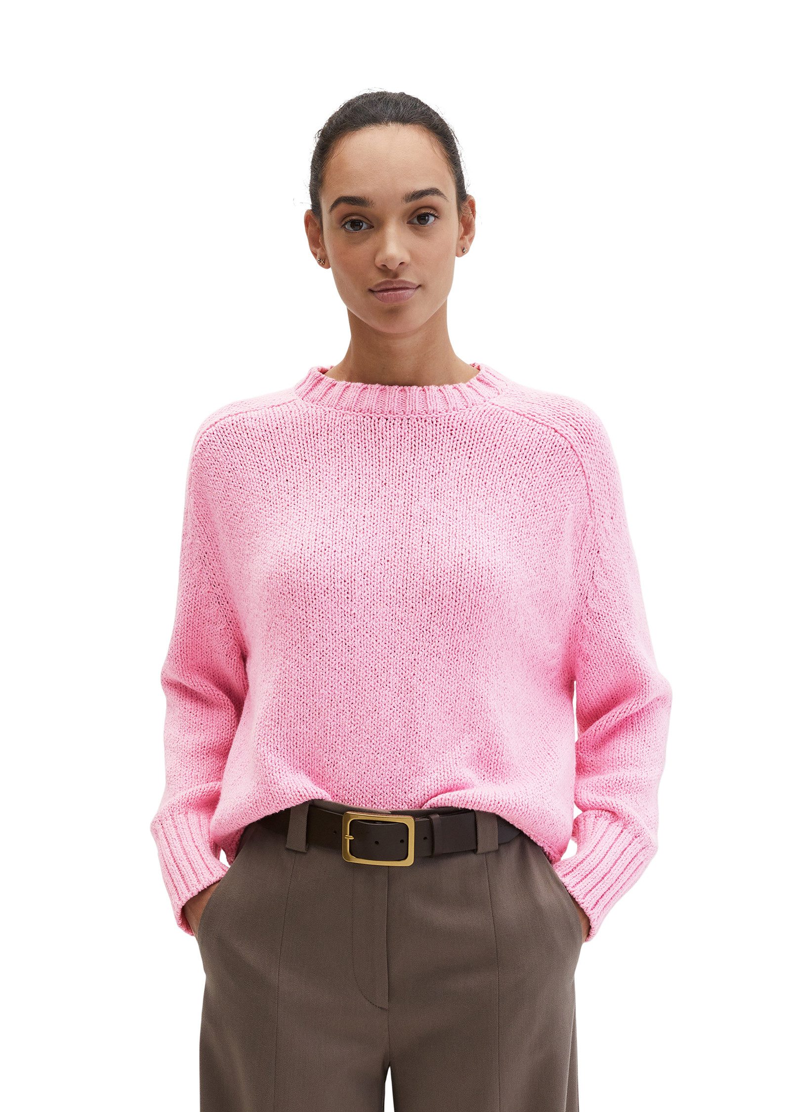 Marc O'Polo Strickpullover aus hochwertigem Baumwoll-Mix