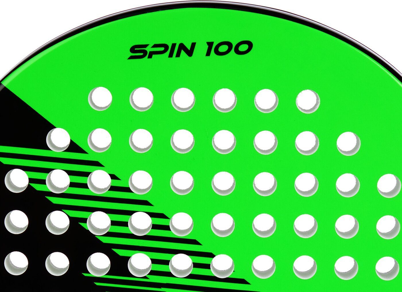 Pro Touch Softtennis-Schläger BLACK/GREEN Ux.-Padel-Te-Schlg. Spin 100