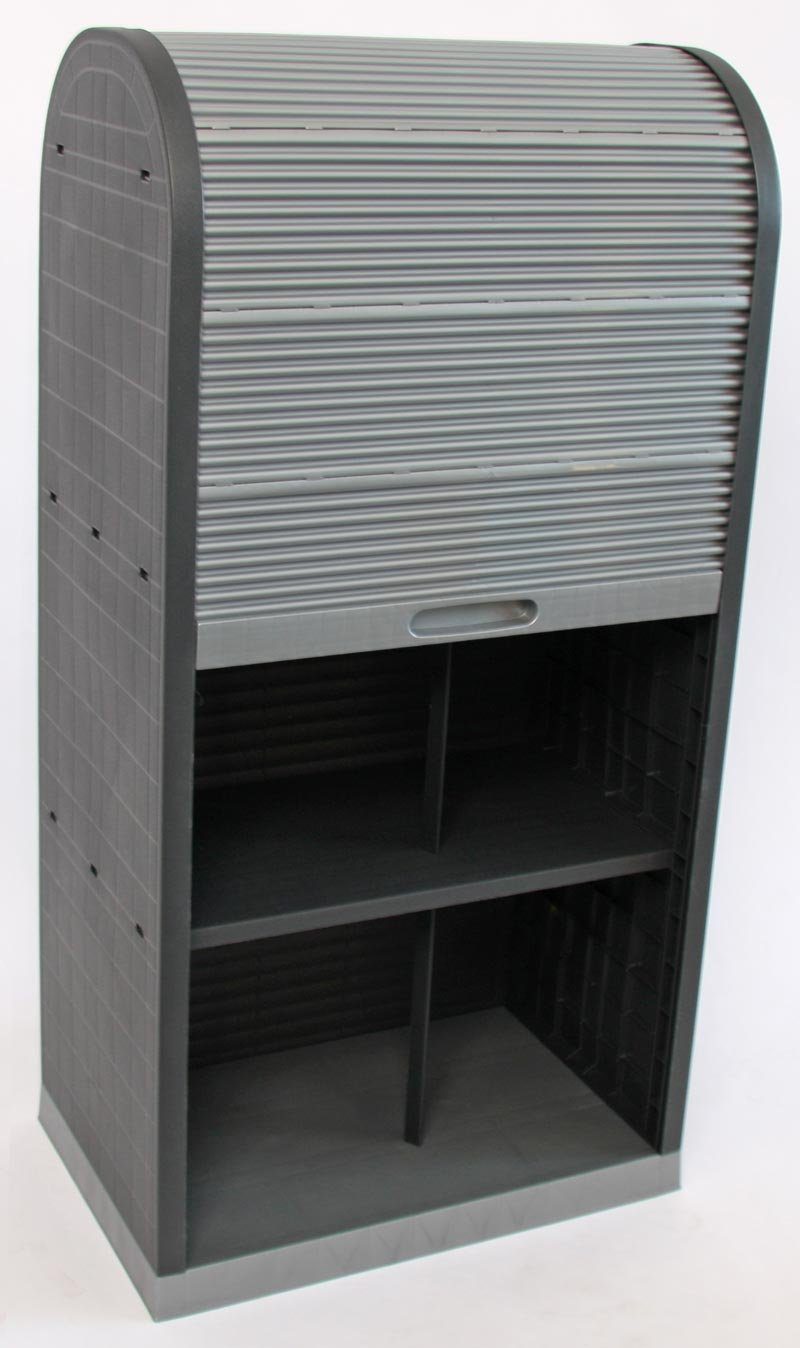 MCW Jalousieschrank Jalousieschrank wiederverwertbar, passend für ca. 21 handelsübliche Ordner