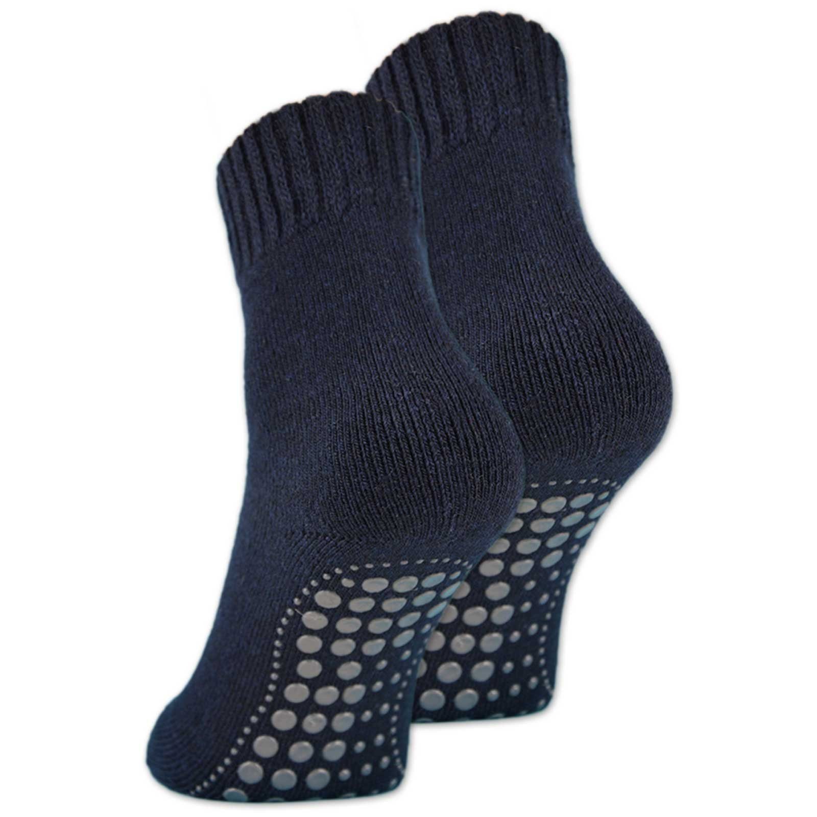 oder mit ABS 6 Socken Herren (Navy, Anti Wolle 43-46) Paar sockenkauf24 21463 Rutsch ABS-Socken Damen Socken 2, & 4 WP 2-Paar, -