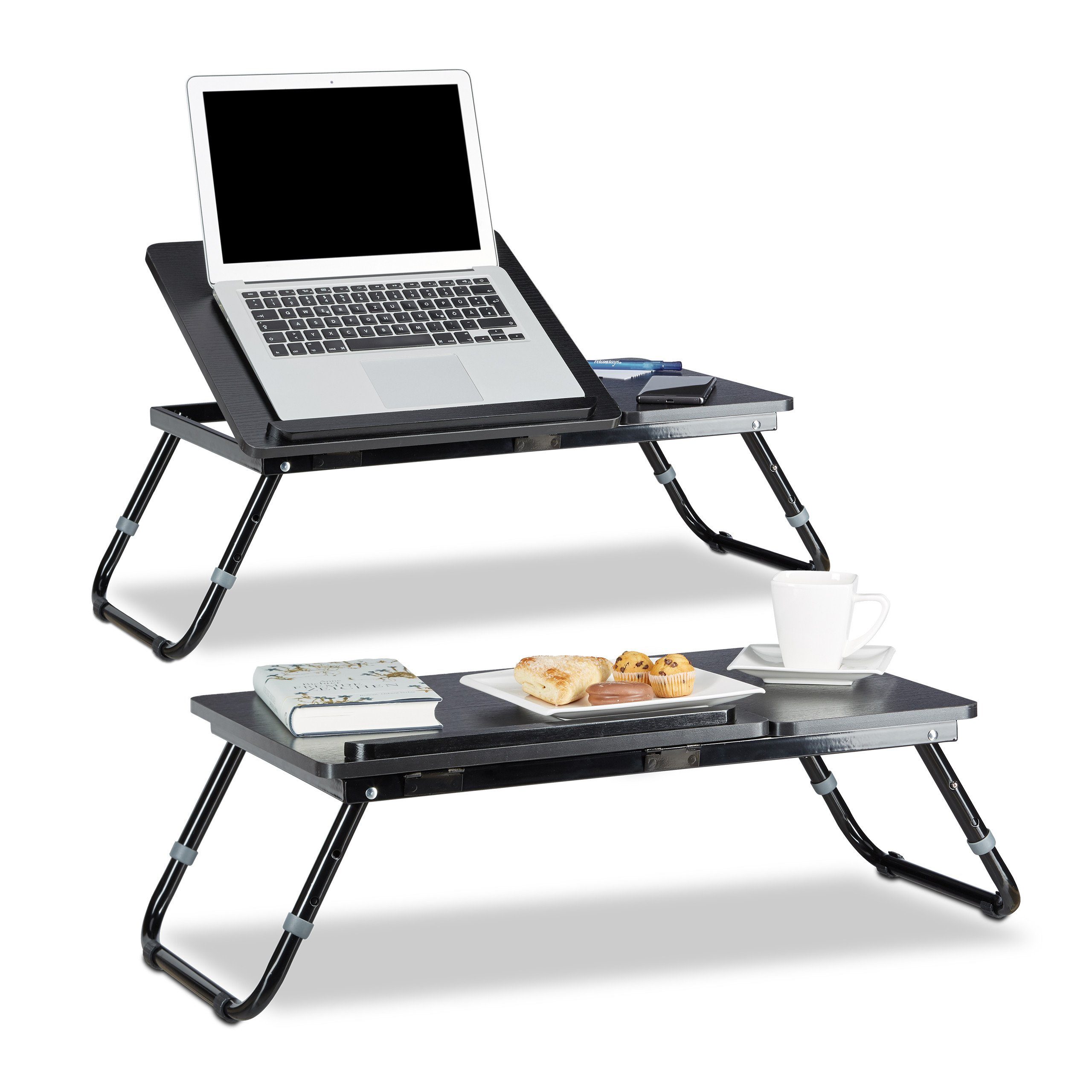 relaxdays Laptop Tablett 2 x Laptoptisch günstig online kaufen