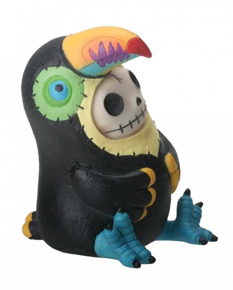 Dekofigur Große Toucan Furrybones Figur - Skelettfigur als G