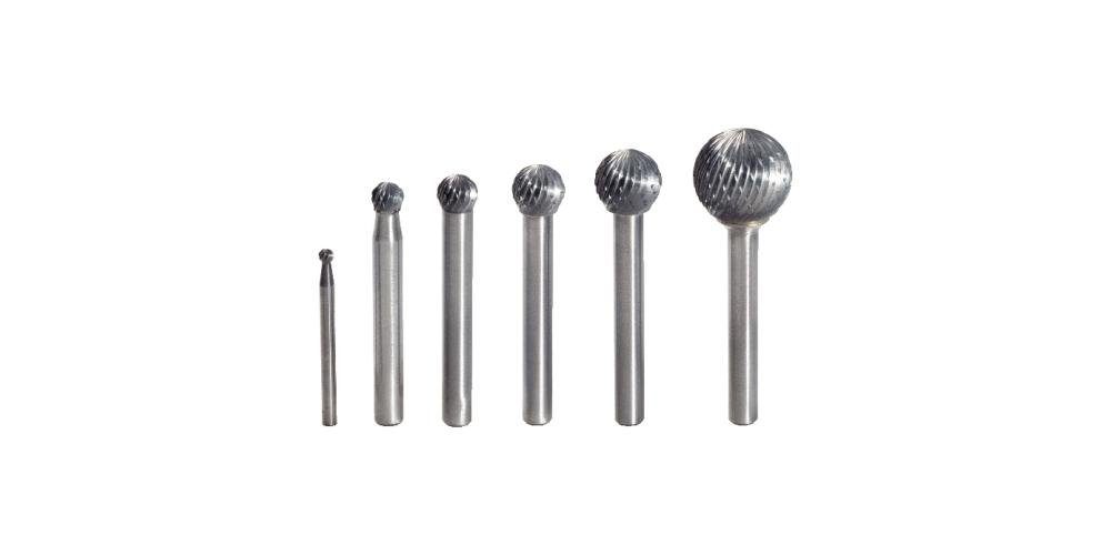 KS Tools Fräser-Set HM Kugel-Frässtift Form günstig online kaufen