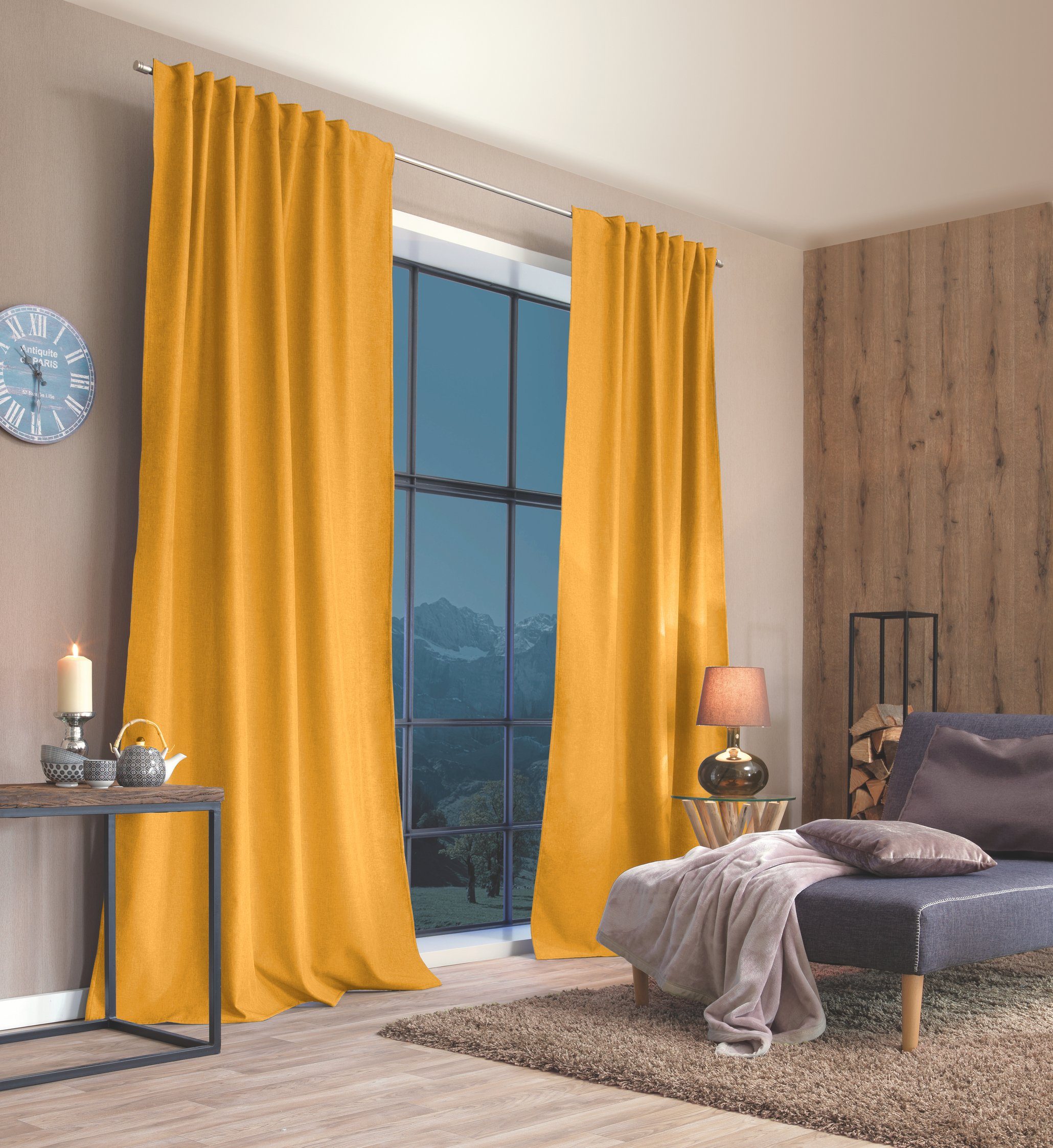 Home Basics Vorhang HOMEbasics 085960 Eskimo günstig online kaufen