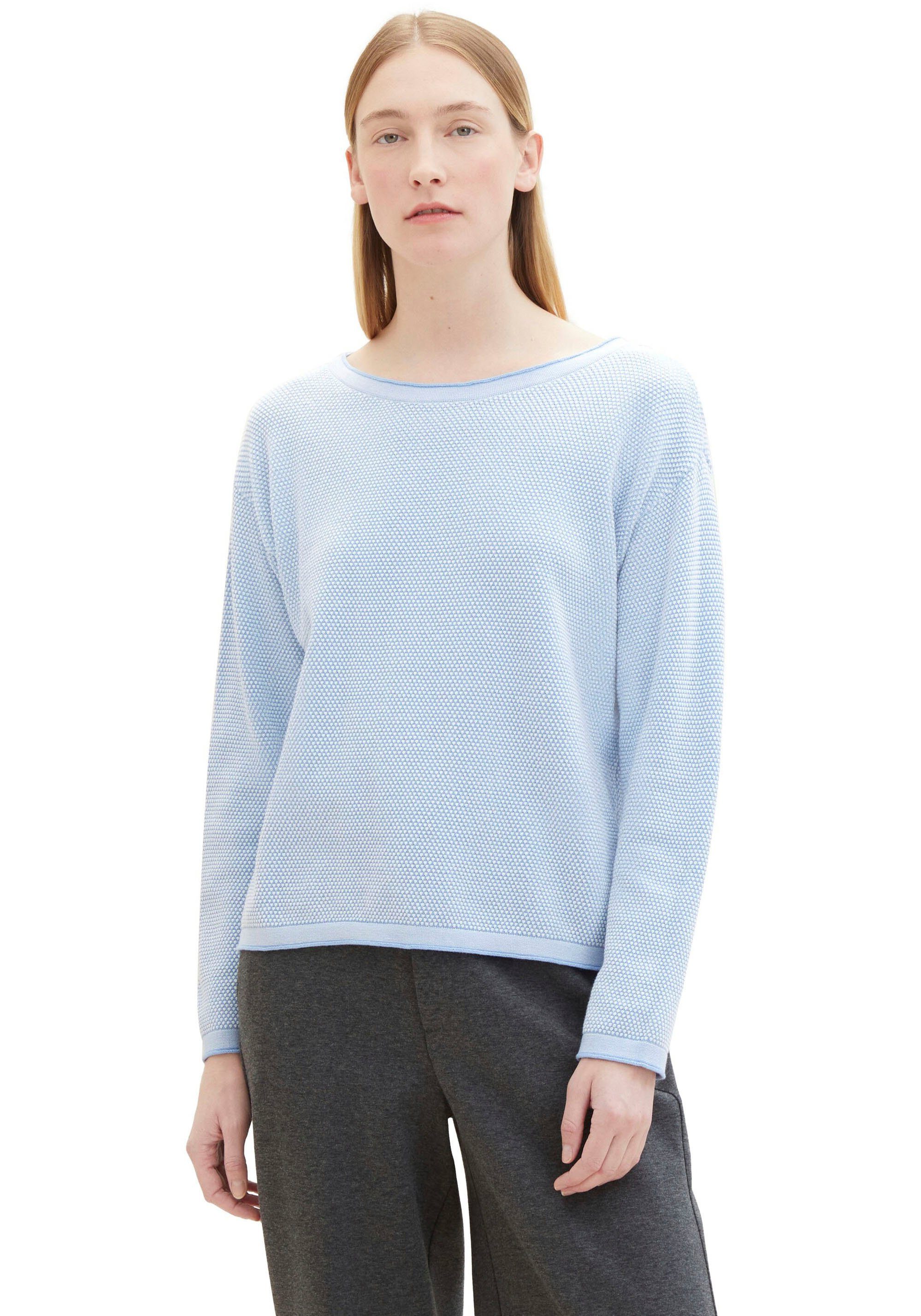 TOM TAILOR Strickpullover mit modischer Struktur