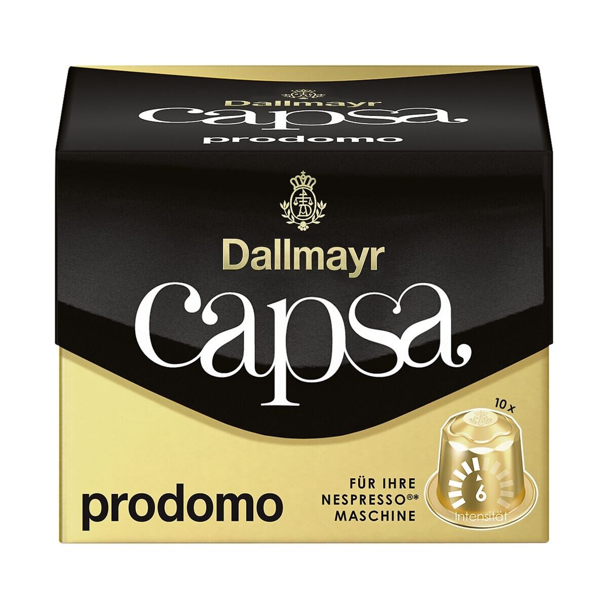 DALLMAYR Kaffee capsa Prodomo, 10 Kapseln