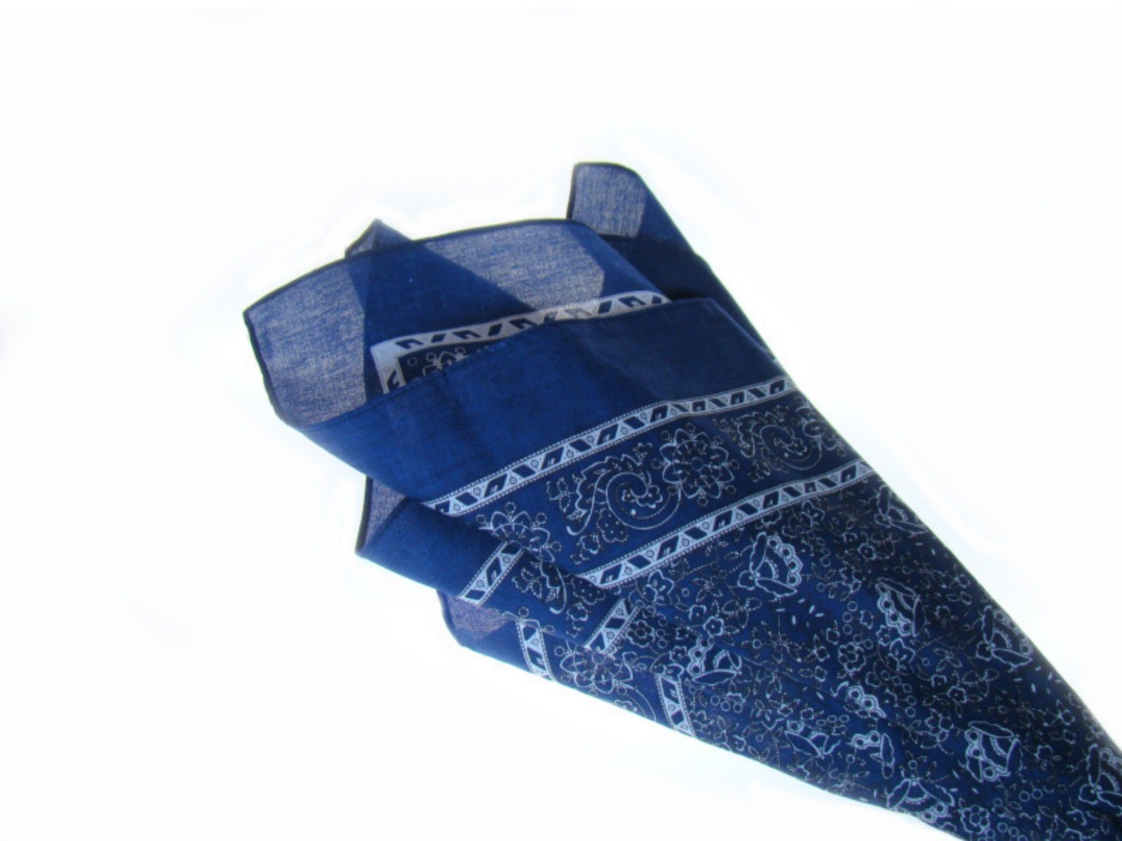LK Trend & Style Nickituch Kopftuch Bandana, das modische Design bleibt im Trend Blau Venezian