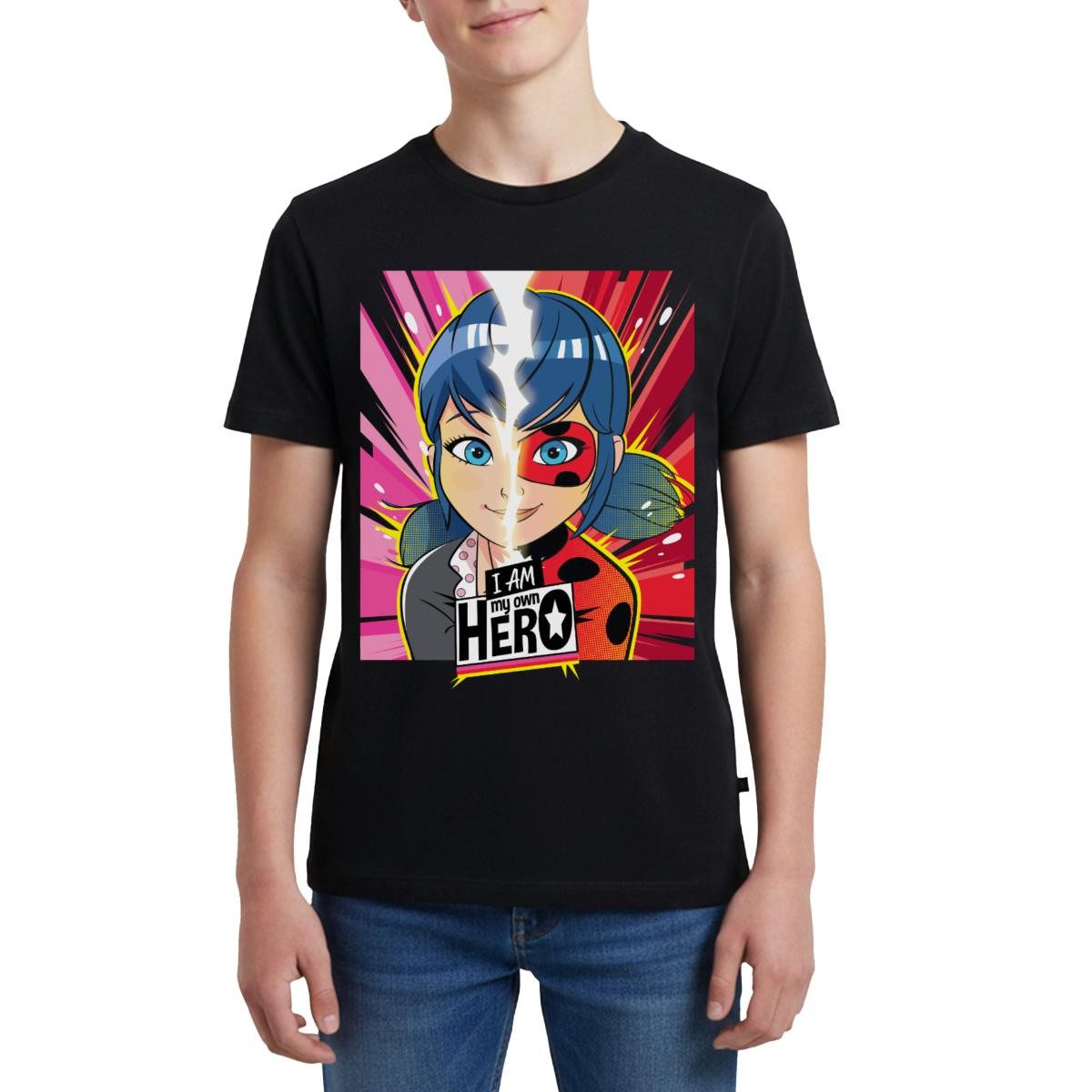 T-Shirt Miraculous I Am My Own Hero Ladybug Marinette Teenager Premium T-Shirt