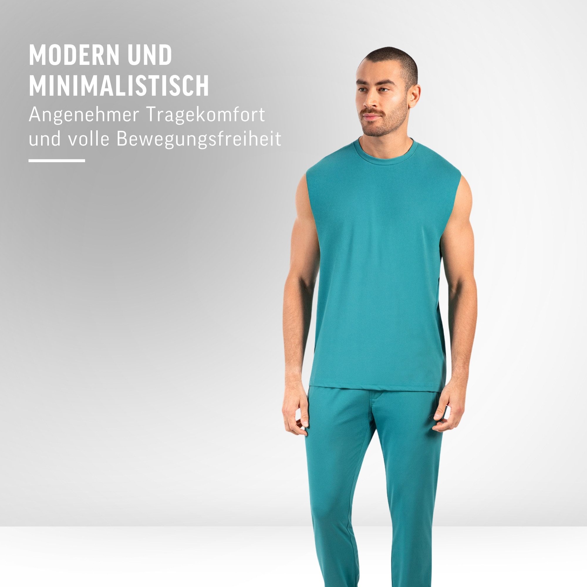 Smilodox Tanktop Xion, Ärmelloses Sportshirt 3D Rubber Print, Hohe Bewegungsfreiheit Minimalistisches Design Training Sport Freizeit Alltag Gym