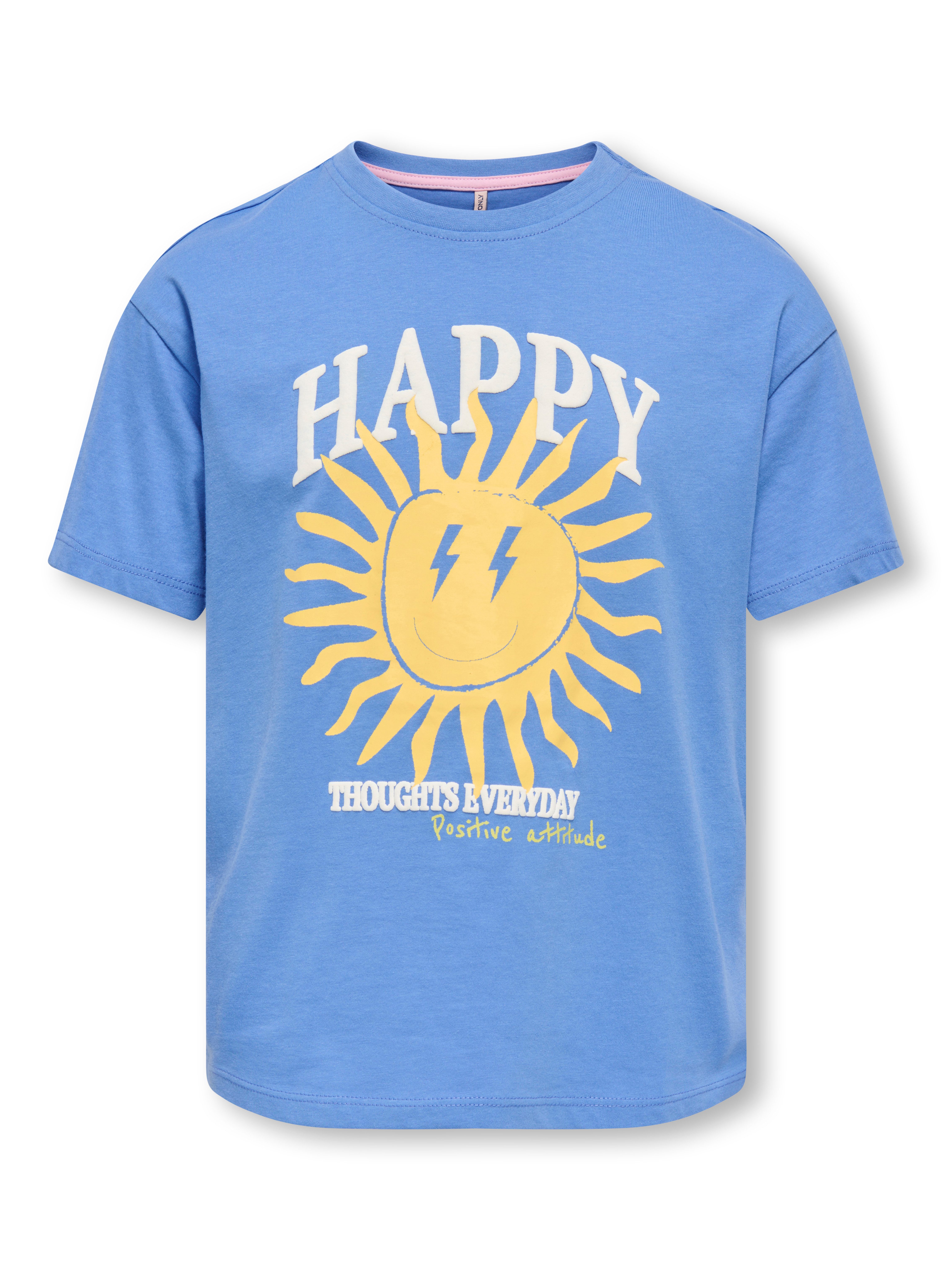 T-Shirt KOGROSITA LIFE S/S LOOSE PRINT TOP JRS