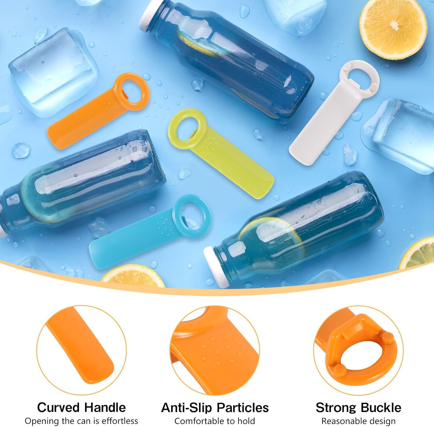 FELIXLEO Dosenöffner 4 Stk Deckelöffner Glasöffner Schraubdeckel manuell Senioren