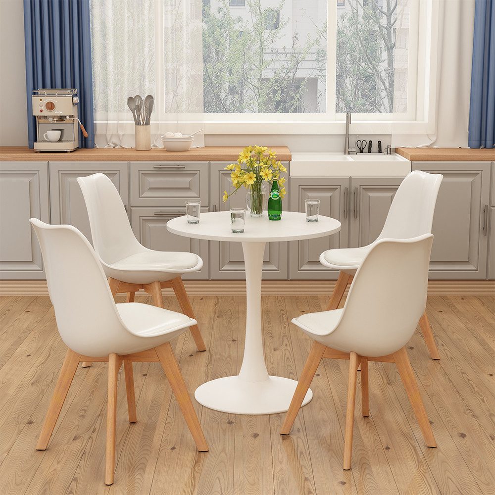 Vicco Esstisch Carl, Weiß, 70 x 70 cm günstig online kaufen