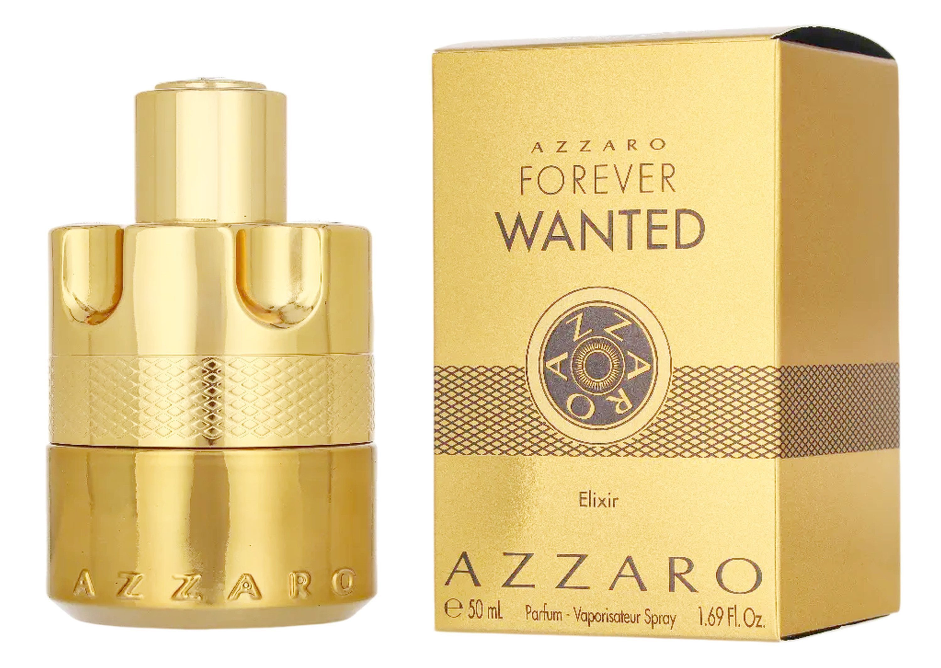 Azzaro Parfum Forever Wanted Elixir Parfum Herren Spray, Fruchtig-würziger Duft mit Himbeere, Vetiver und Kardamon