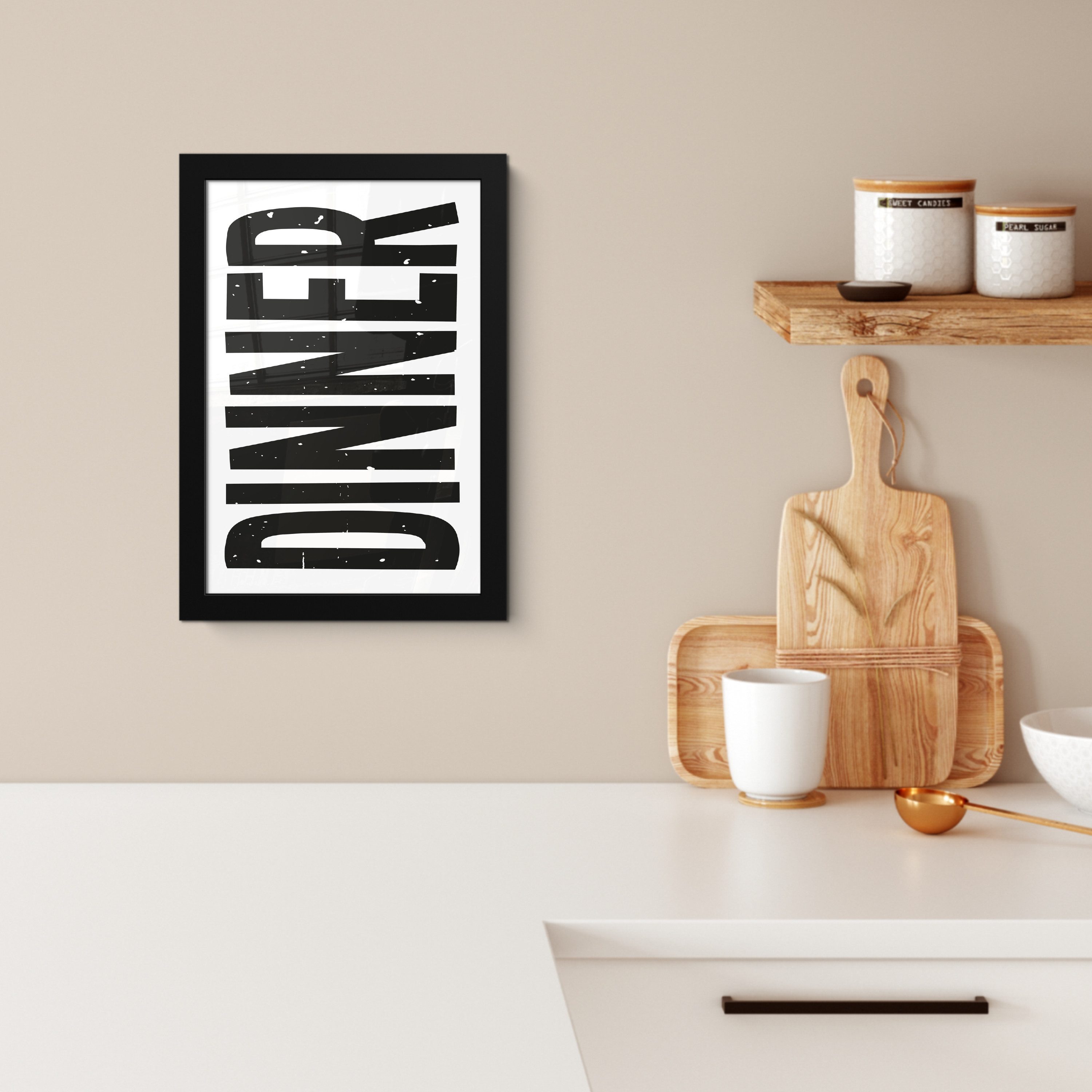 MuchoWow Poster Schwarz - Dekoration - günstig online kaufen
