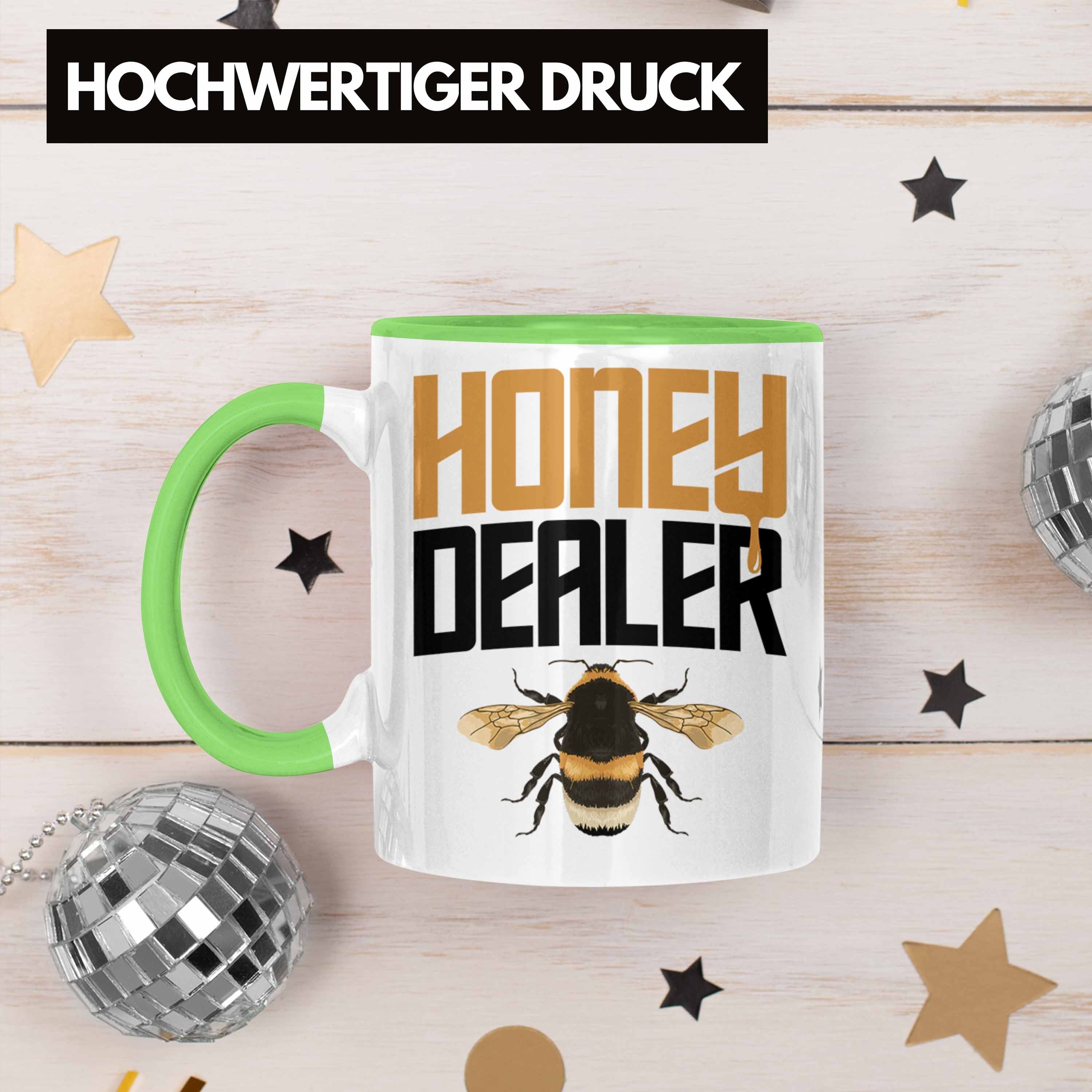 Tasse Tasse Honig Bienenzucht Geschenk Bienen Kaffeetasse Dealer - Bienenzüchter Geschenkideen Zuebhör Imker Grün Trendation Trendation