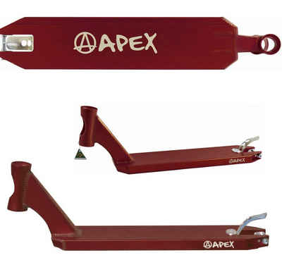 Apex Stuntscooter Apex Pro Stunt-Scooter Deck 580 (49cm) rot