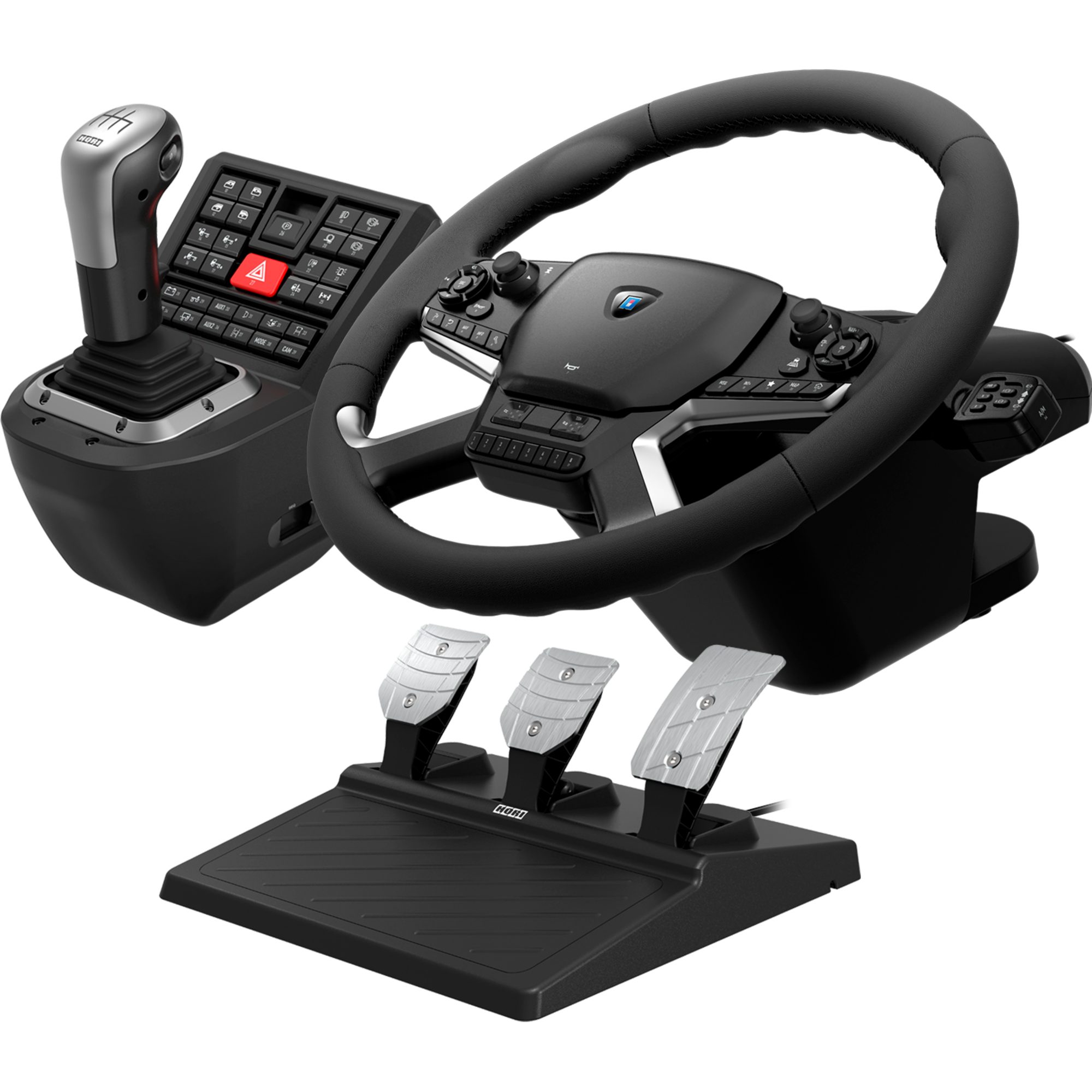HORI HORI Force Feedback Truck Control System, Simulatoren-Set, (für PC) Gamepad